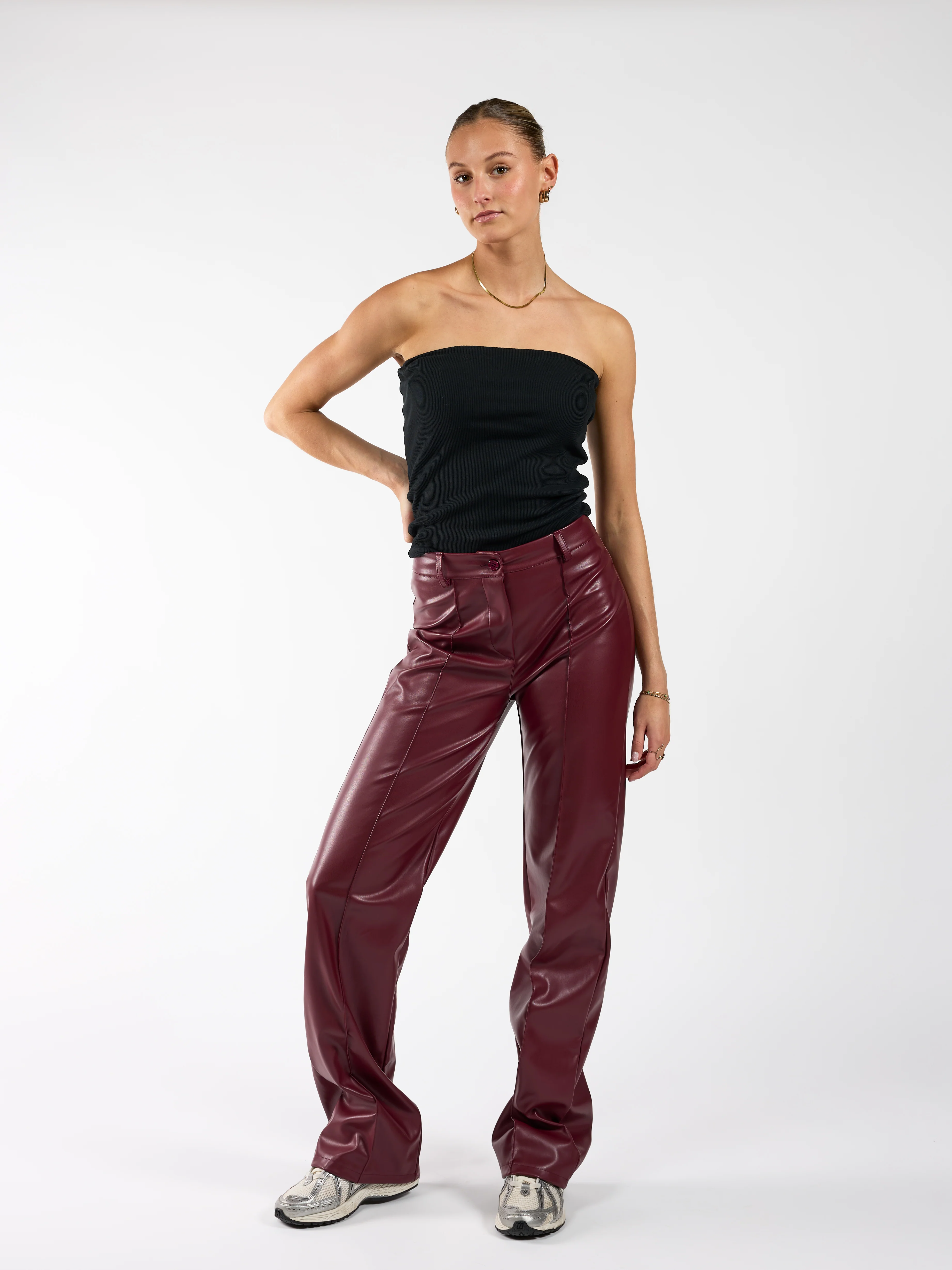Abbey pants | Bordeaux | Tall - Image 5