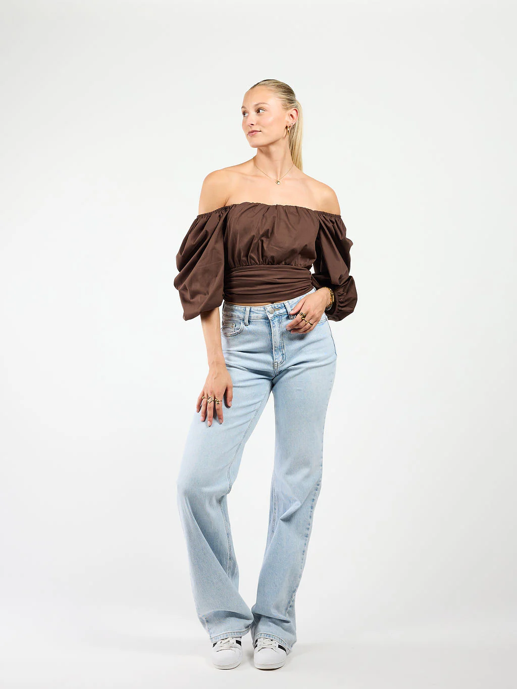 Aimy blouse | Bruin | Tall - Image 5