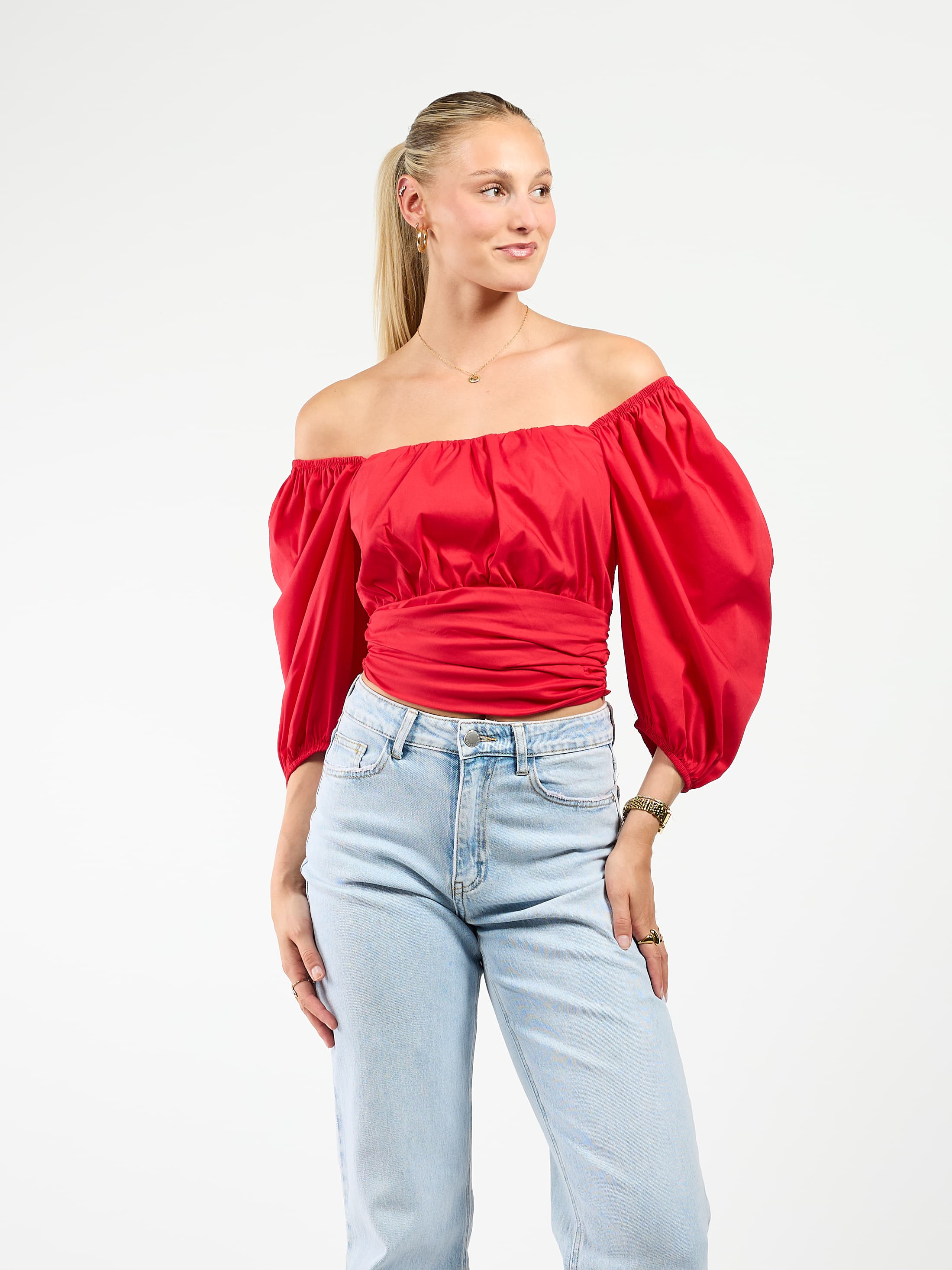 Aimy blouse | Rood | Tall - Image 2