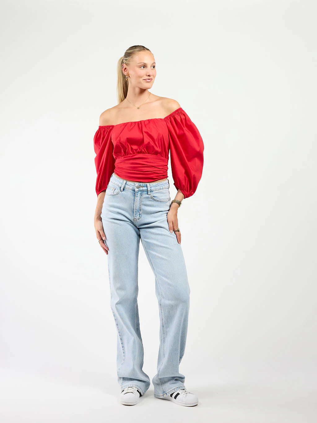 Aimy blouse | Rood | Tall - Image 4