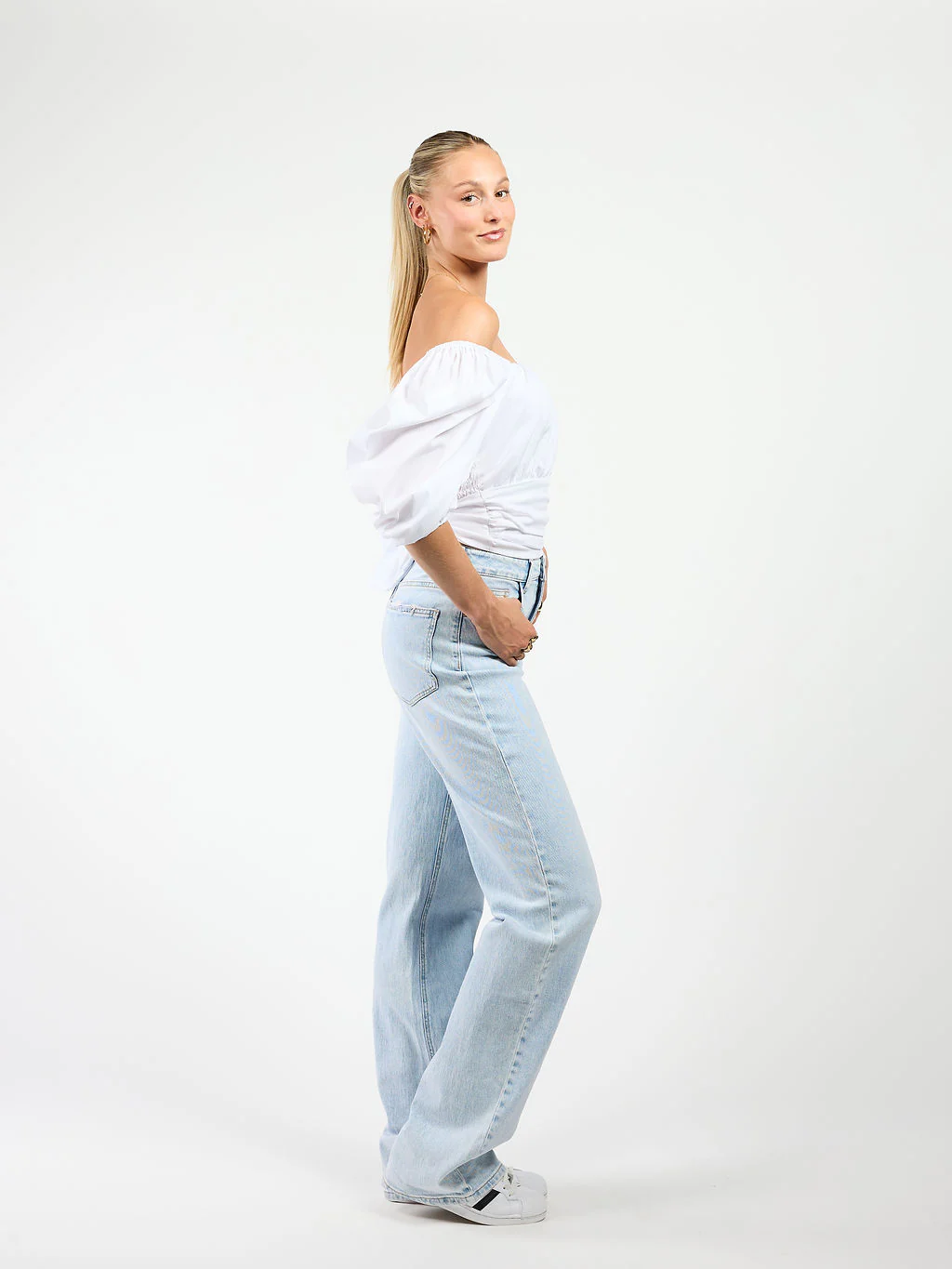 Aimy blouse | Wit | Tall - Image 4