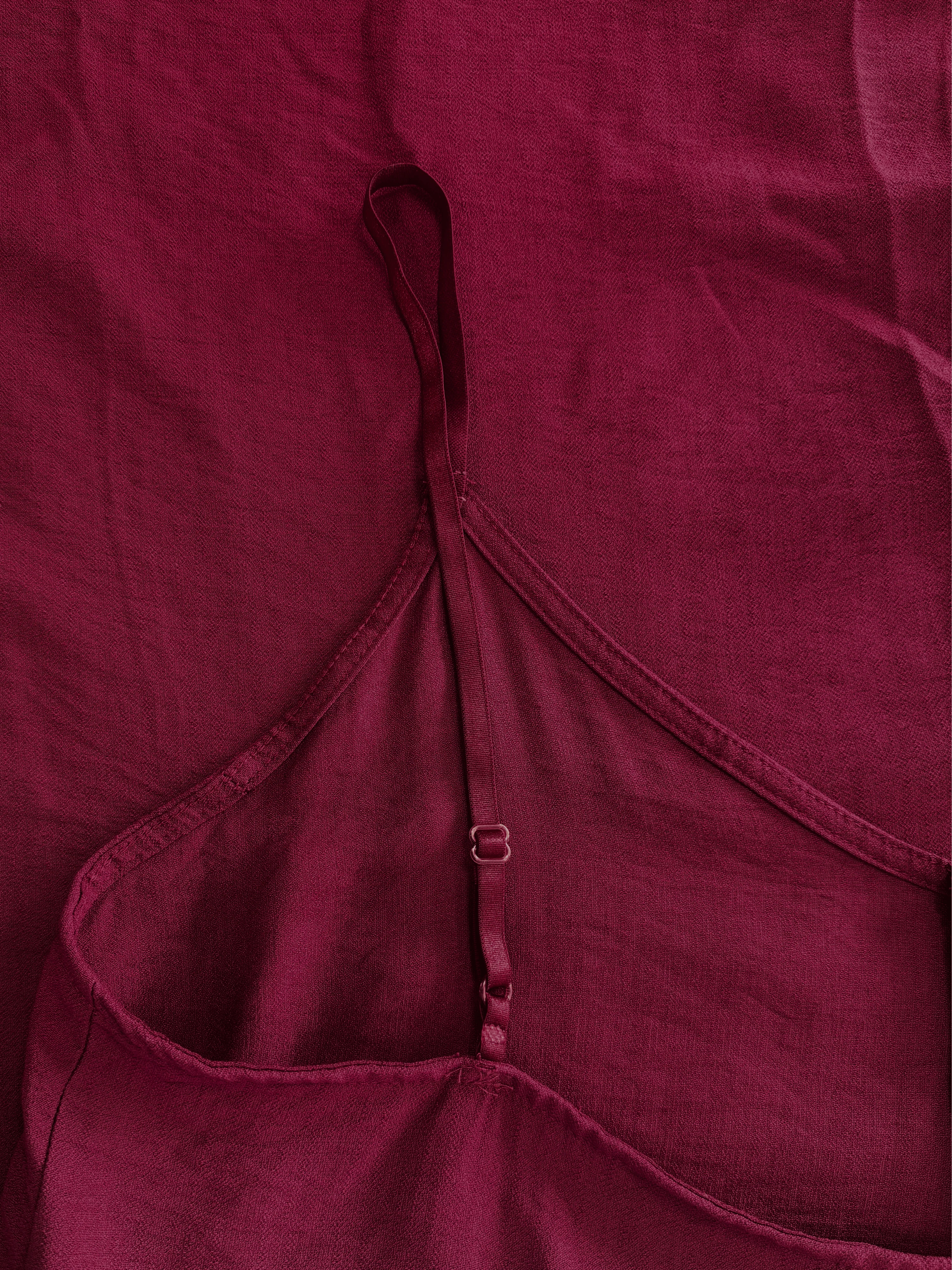 Anna Maxi Dress | Bordeaux | Tall - Image 12