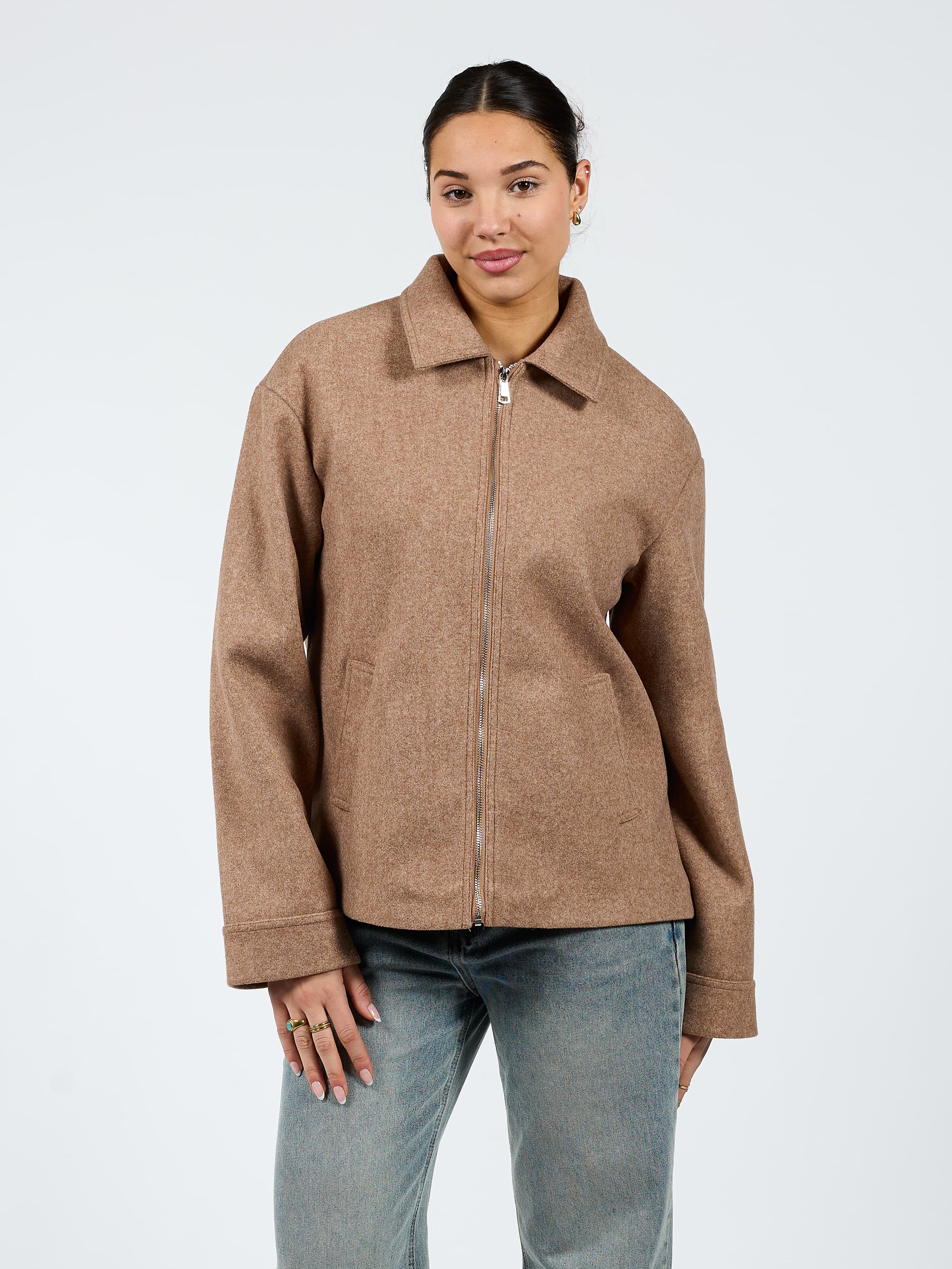 Aya oversized jacket | Camel | Tall - Image 5