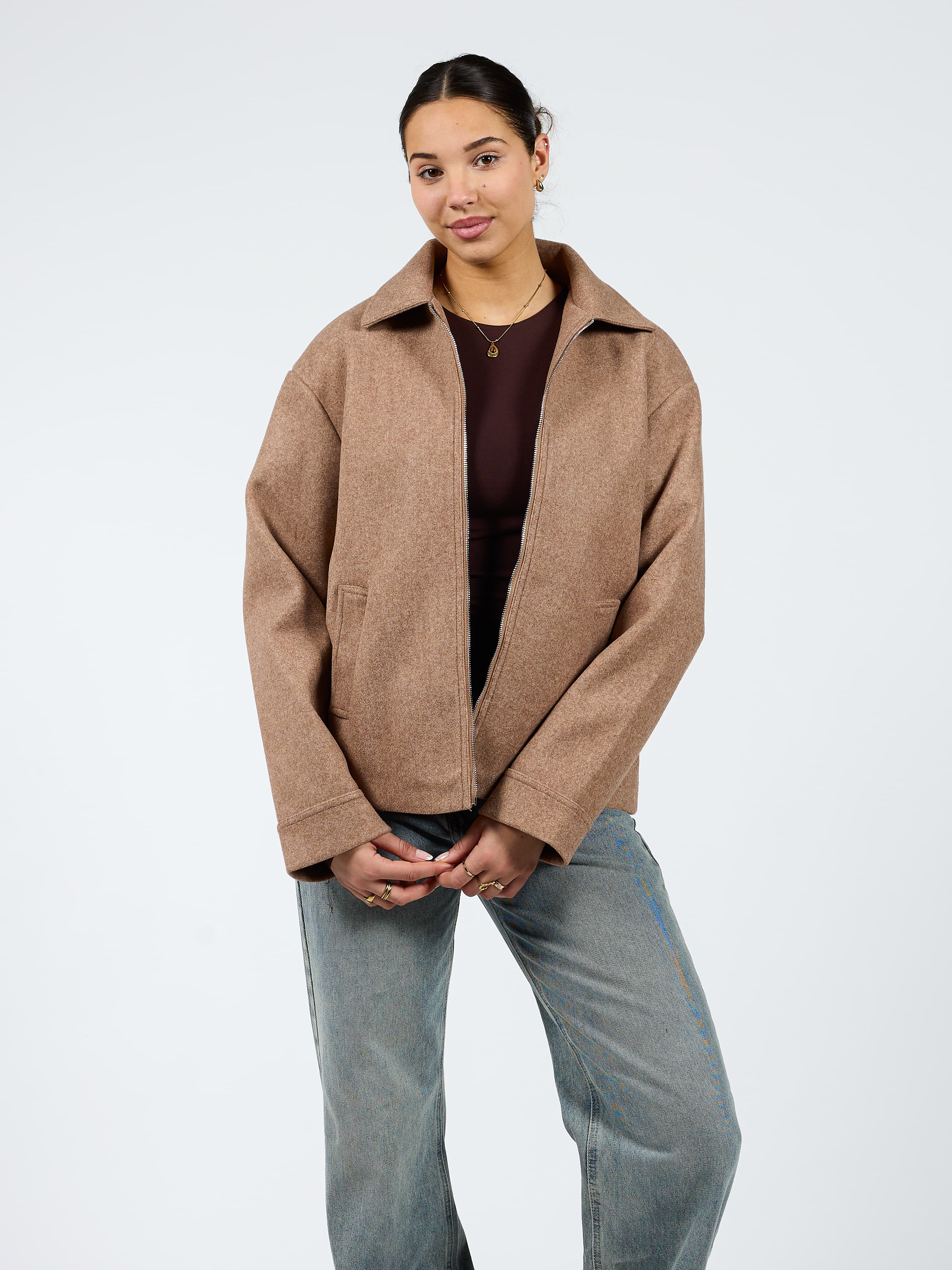 Aya oversized jacket | Camel | Tall - Image 6