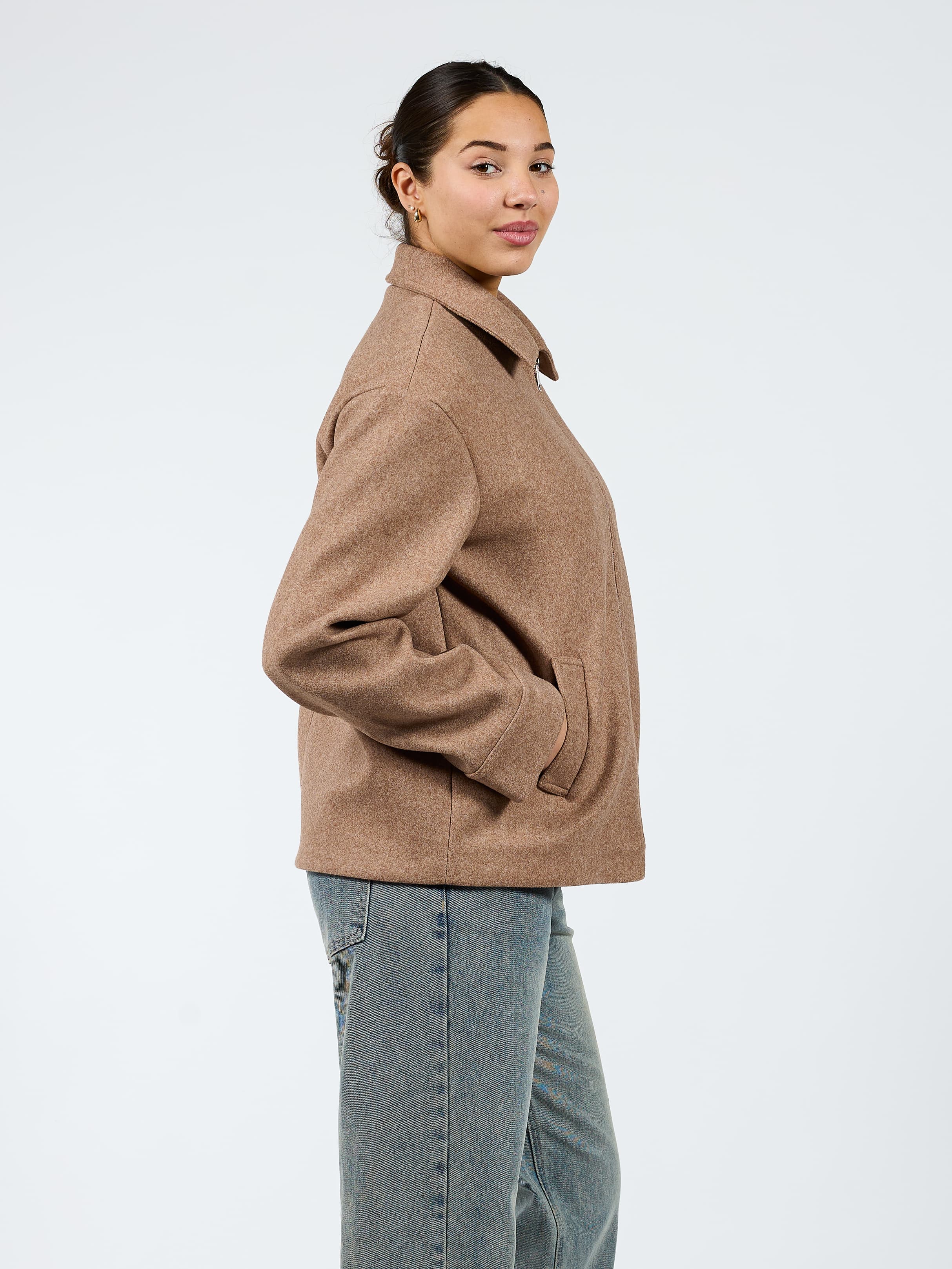 Aya oversized jacket | Camel | Tall - Image 7