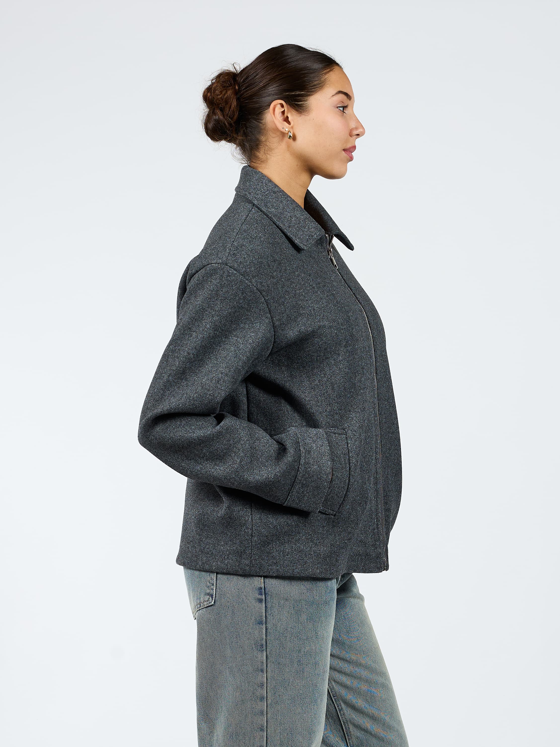 Aya oversized jacket | Grijs | Tall - Image 5