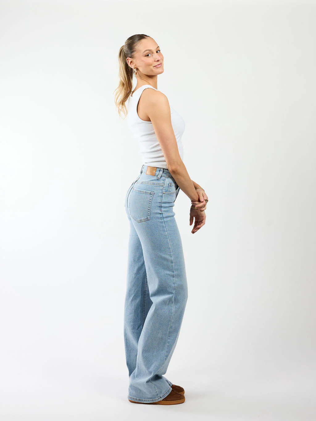 Noa Basic Tank Top | Off-white | Tall - Image 5