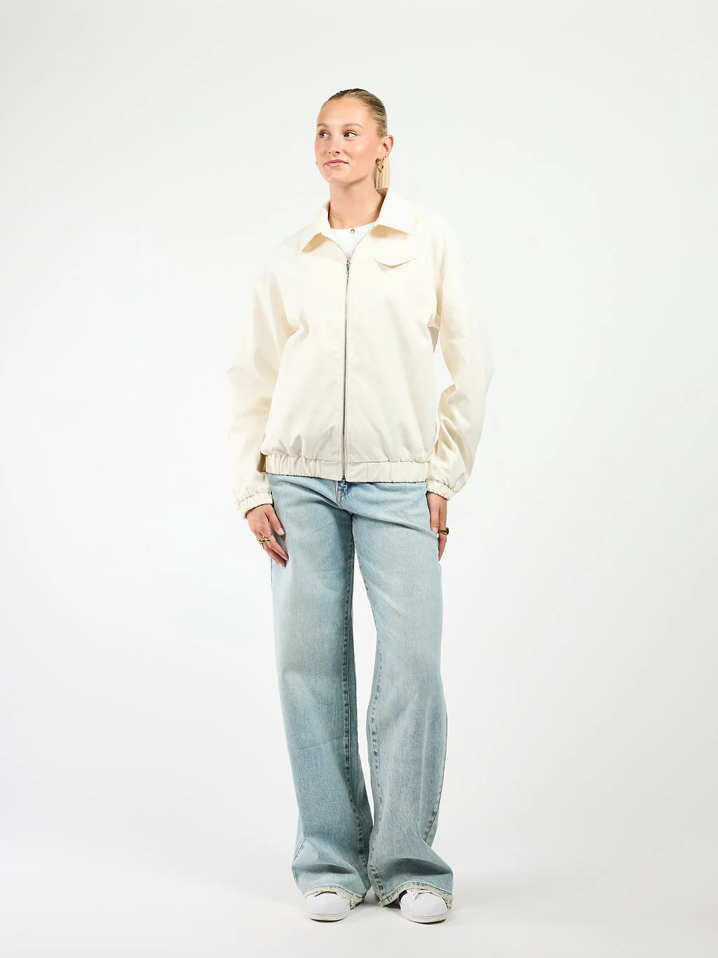 Bloom bomber jacket | Off-white | Tall - Image 3