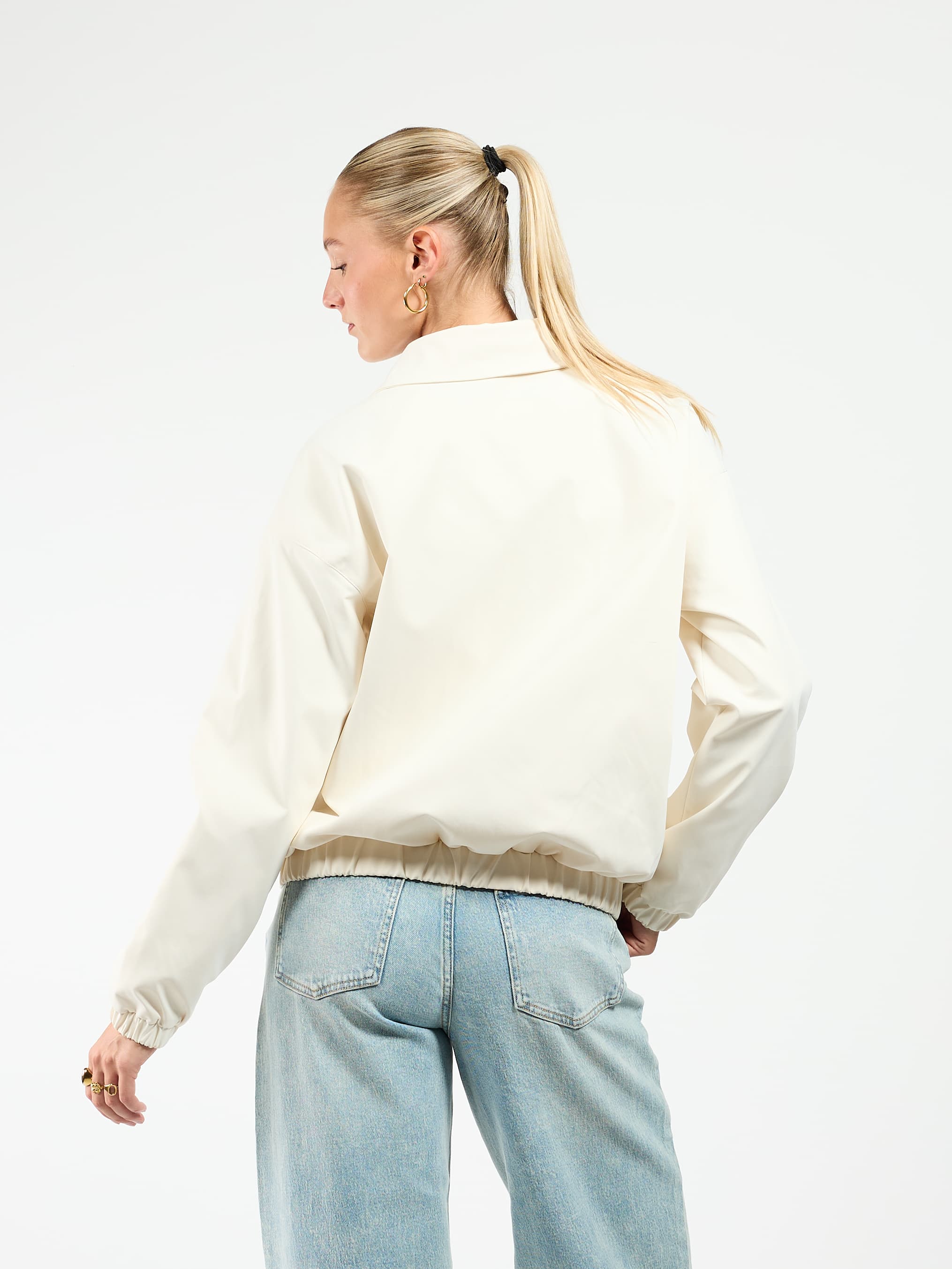 Bloom bomber jacket | Off-white | Tall - Image 5