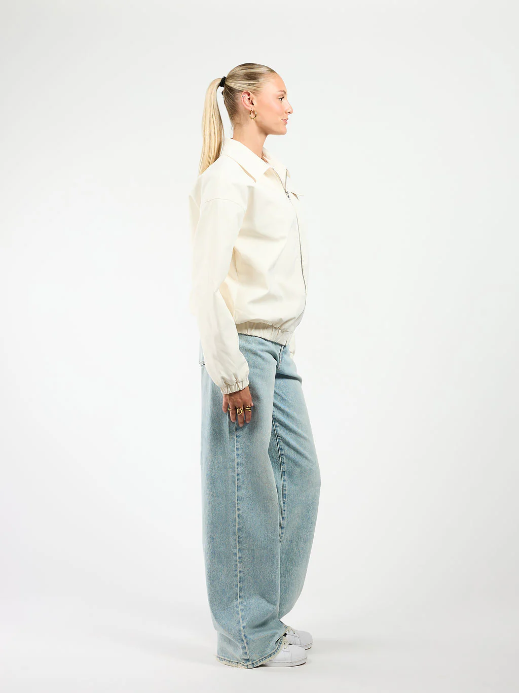 Bloom bomber jacket | Off-white | Tall - Image 6