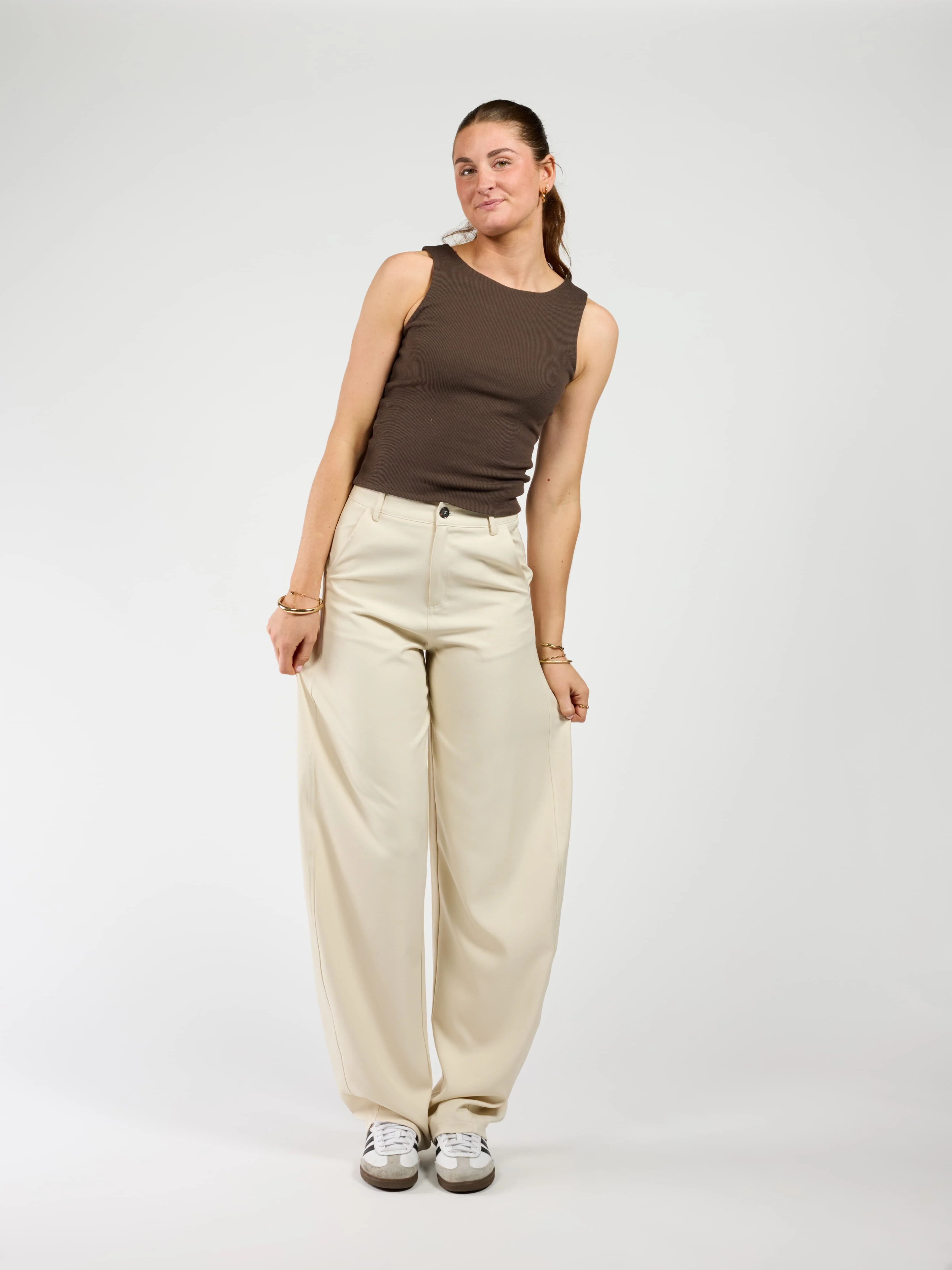 Bobby Balloon Pantalon | Cream | Tall - Image 4