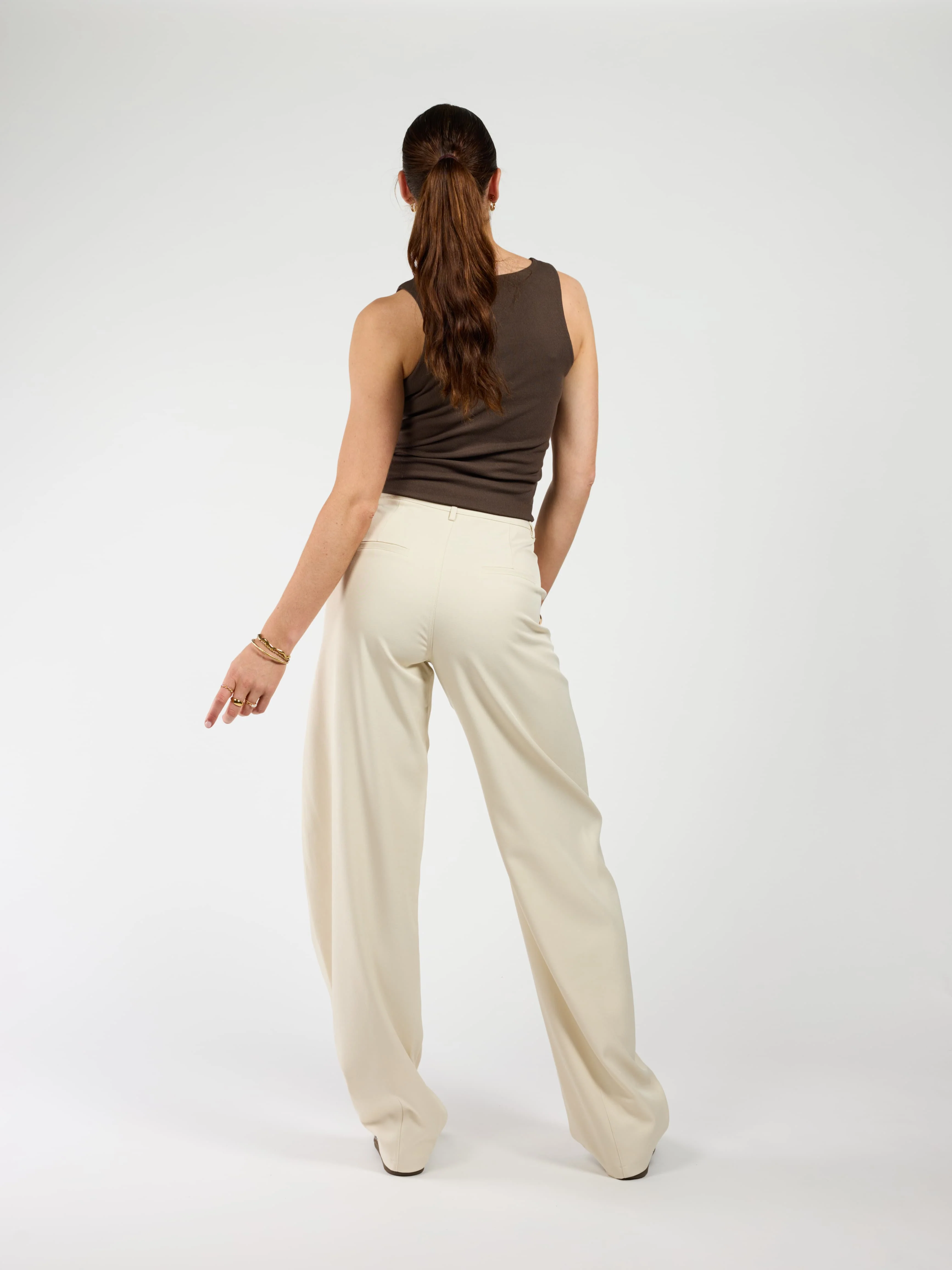 Bobby Balloon Pantalon | Cream | Tall - Image 6