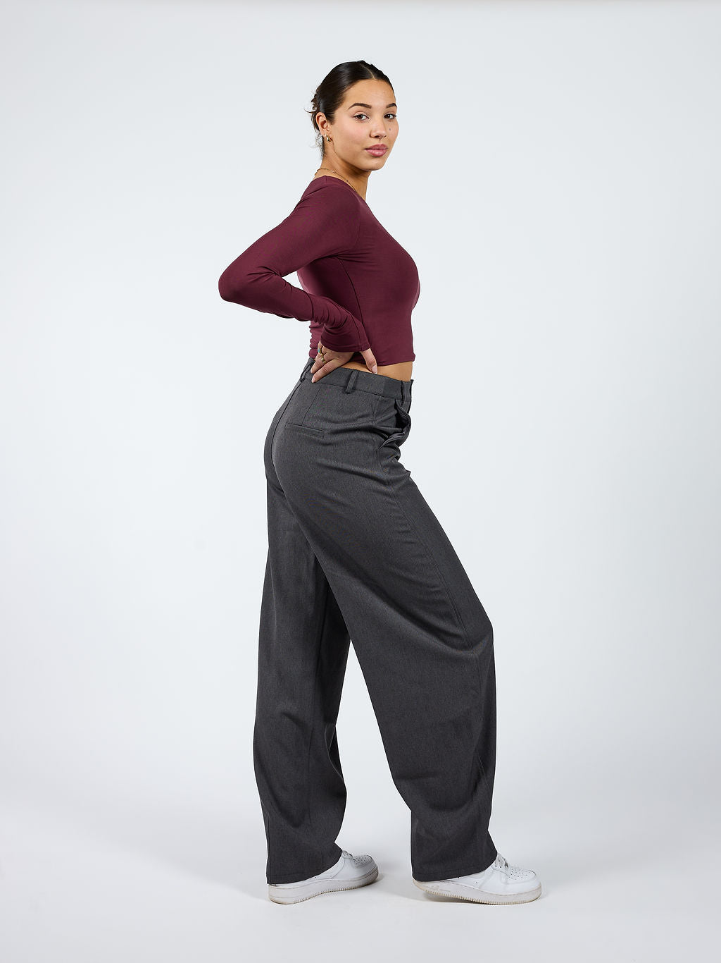 Bobby Balloon Pantalon | Grijs | Tall - Image 3