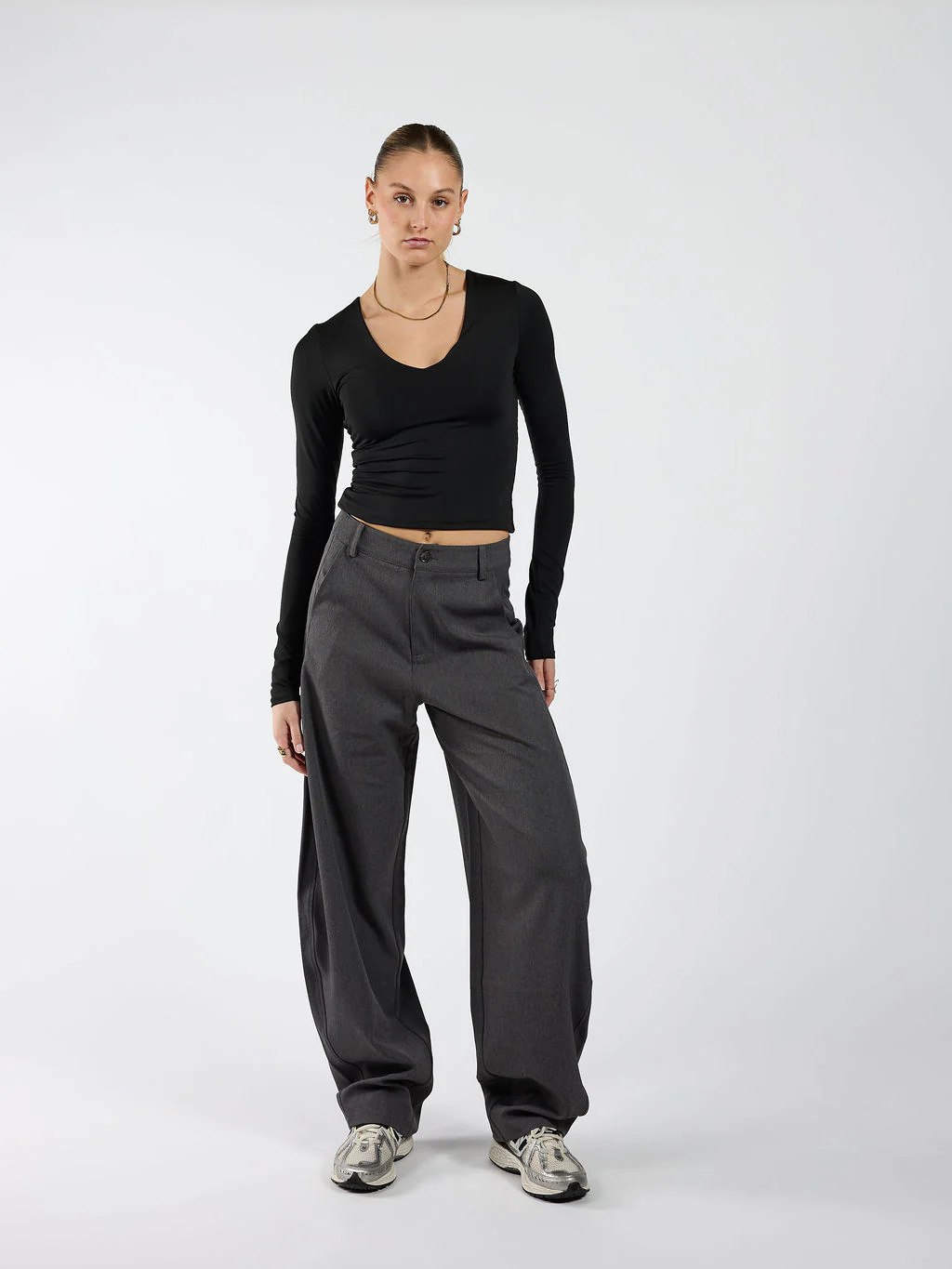 Bobby Balloon Pantalon | Grijs | Tall - Image 7