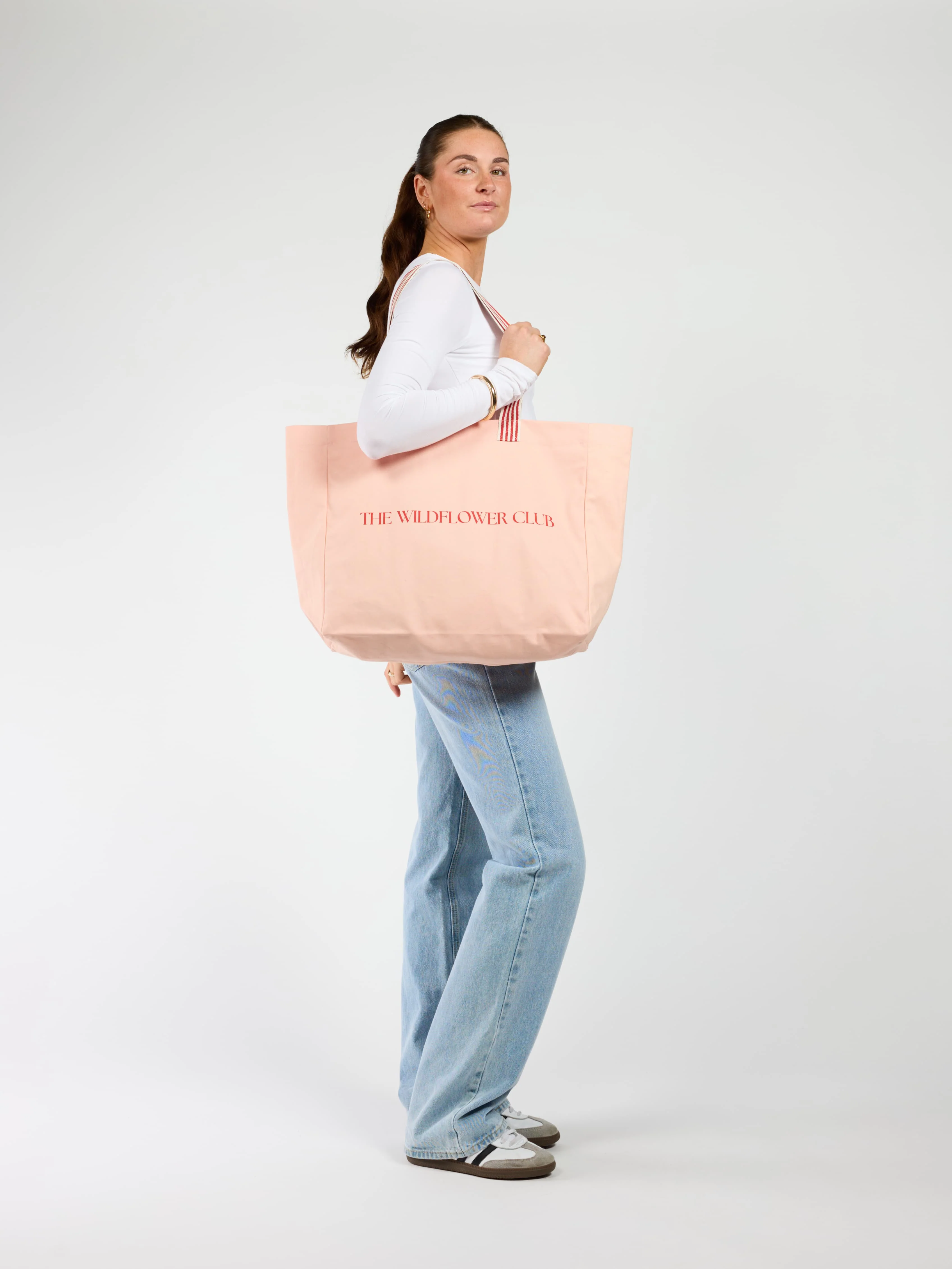 Canvas tas groot | Roze | The Wildflower Club - Image 3