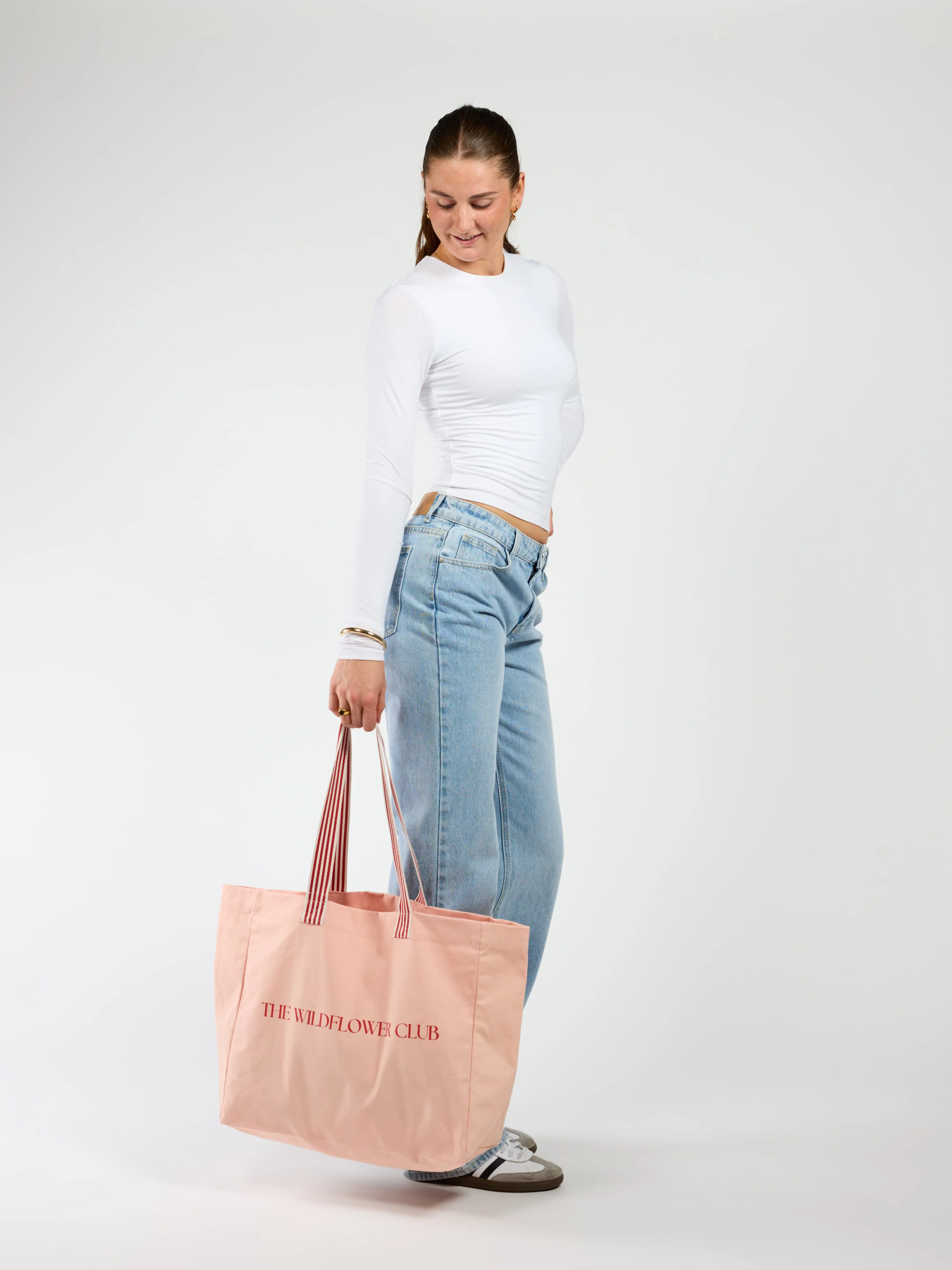Canvas tas groot | Roze | The Wildflower Club - Image 4