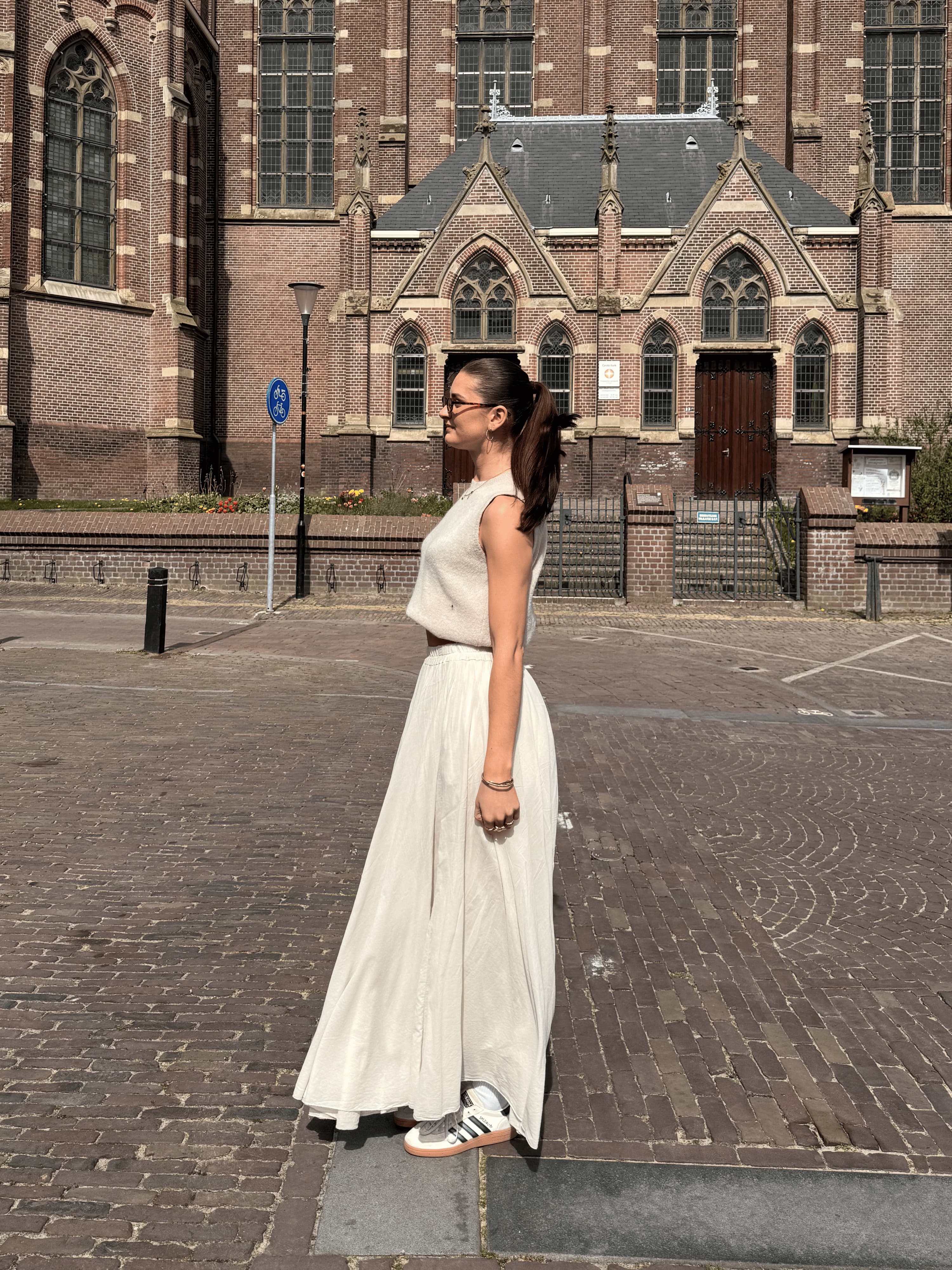 Celine Maxi Rok | Beige | Tall - Image 14