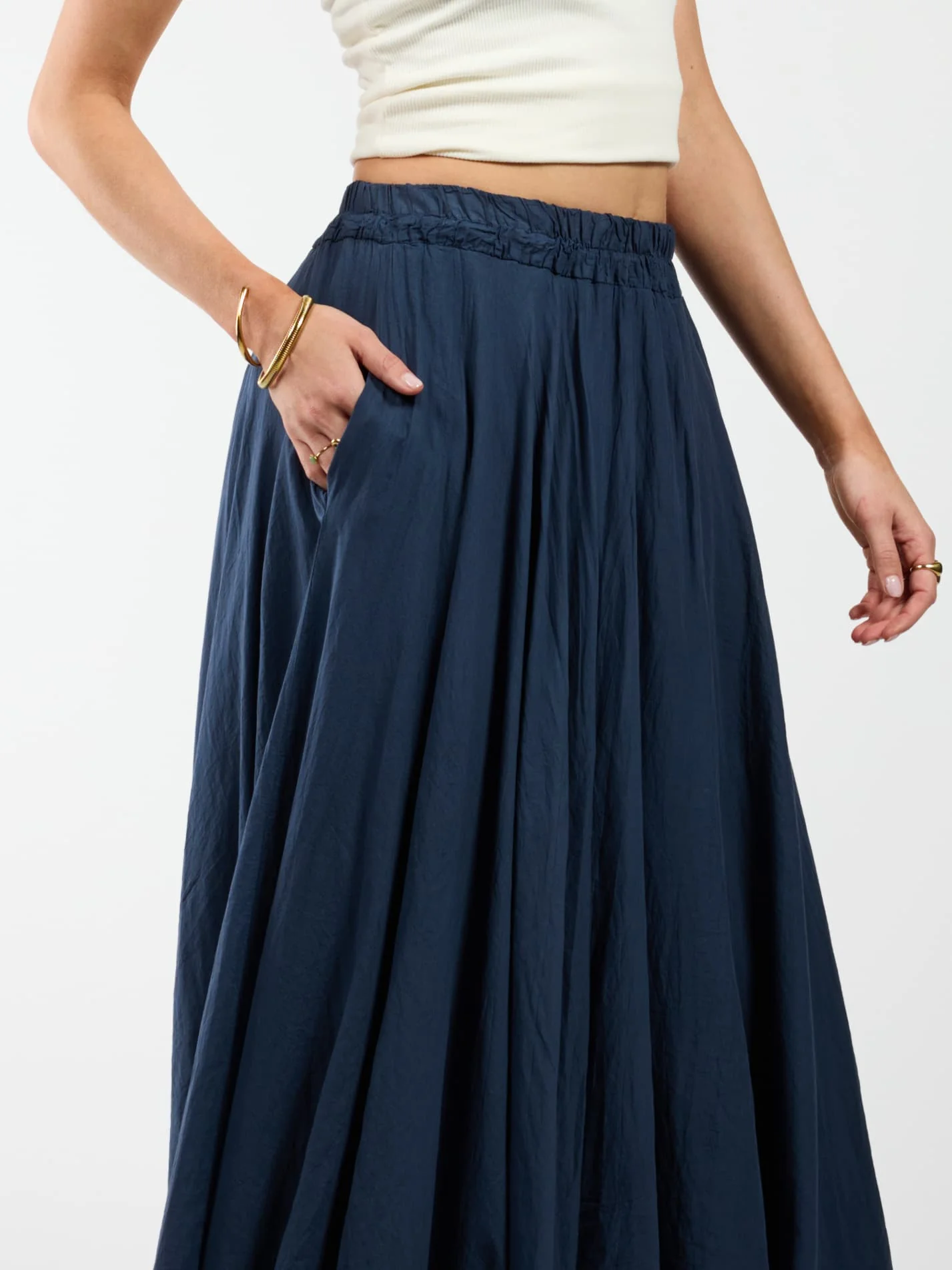 Celine Maxi Rok | Donkerblauw | Tall - Image 5