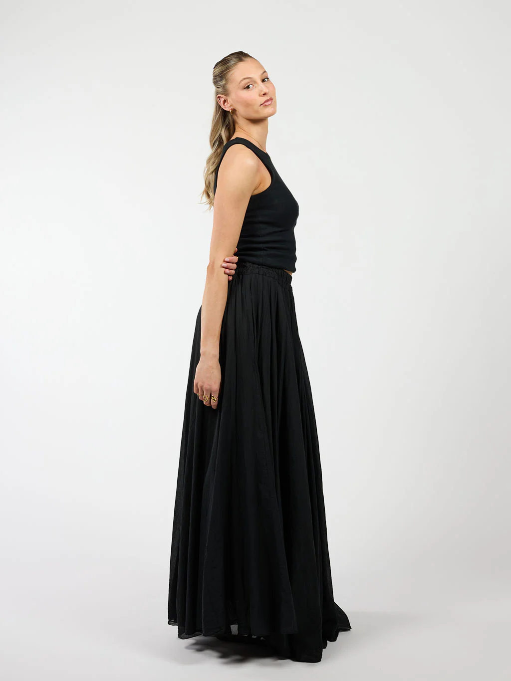 Celine Maxi Rok | Zwart | Tall - Image 5