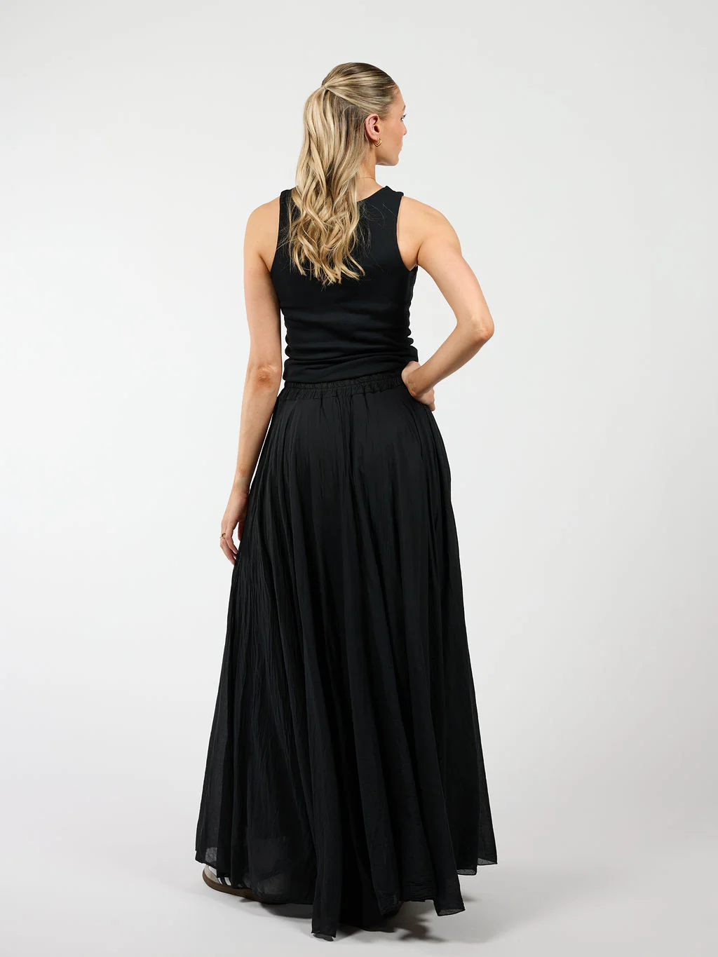 Celine Maxi Rok | Zwart | Tall - Image 6