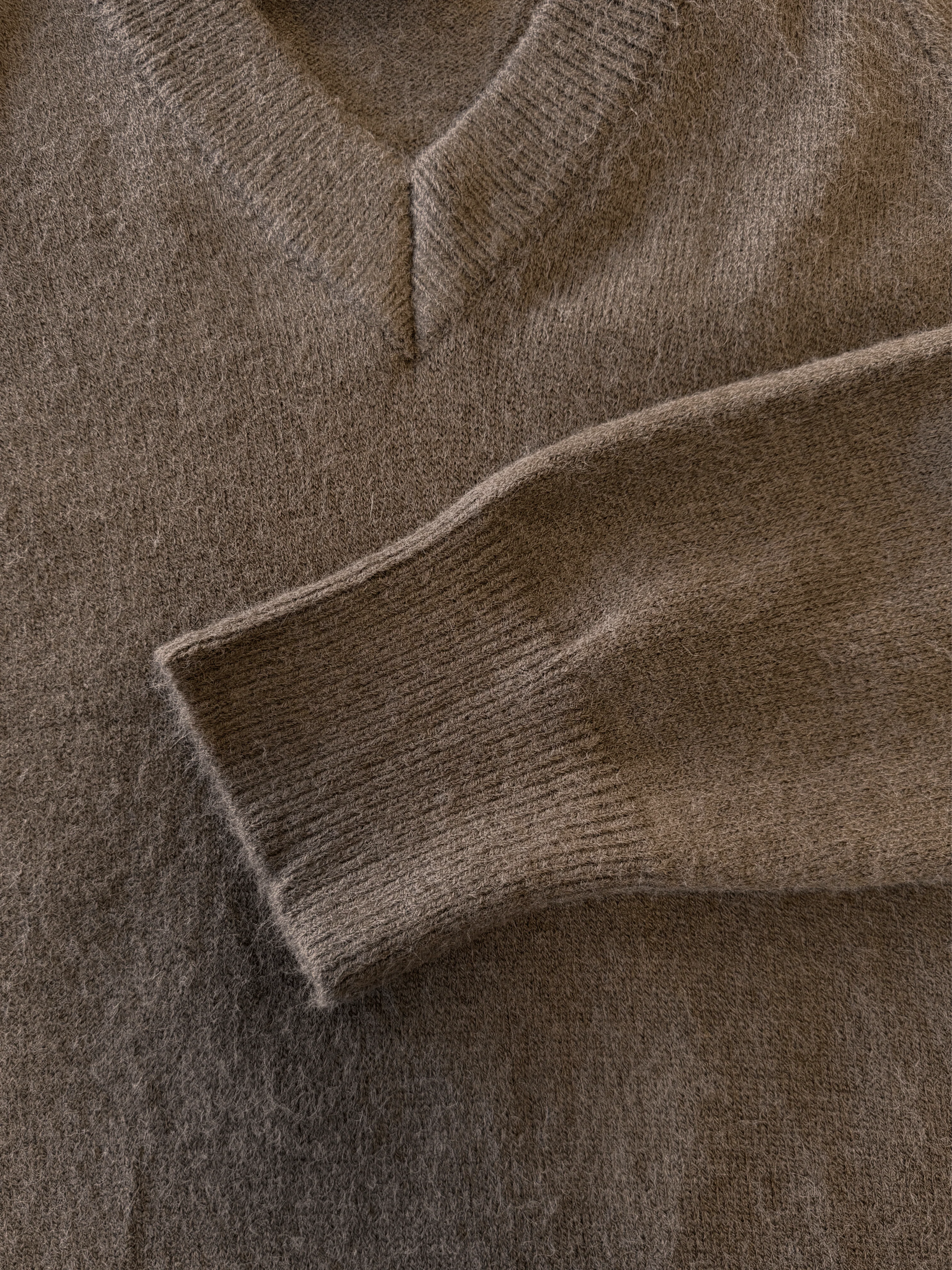Chloé V-Neck Knit | Bruin | Tall - Image 8