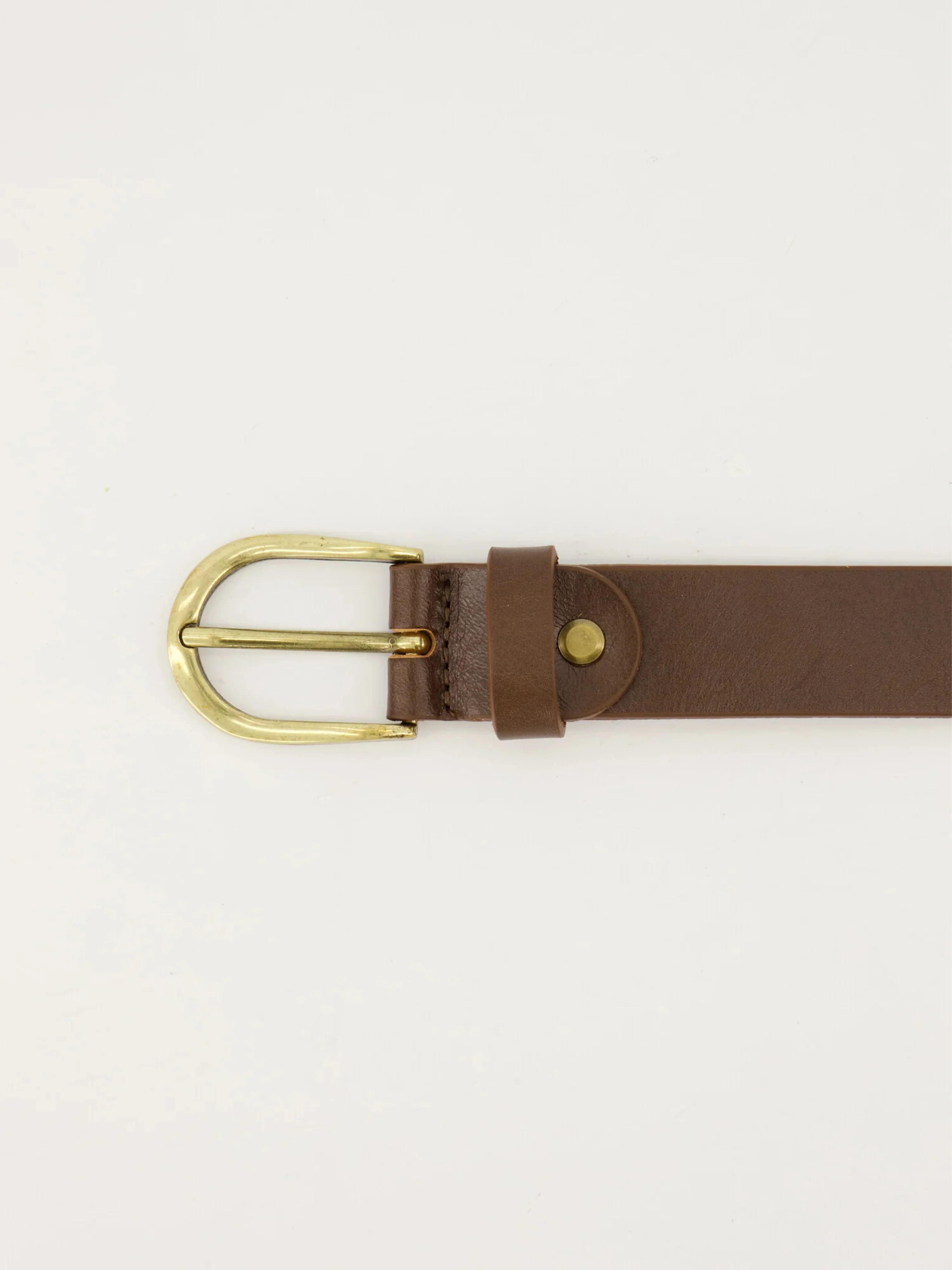 Dante riem bruin | gouden gesp - Image 3