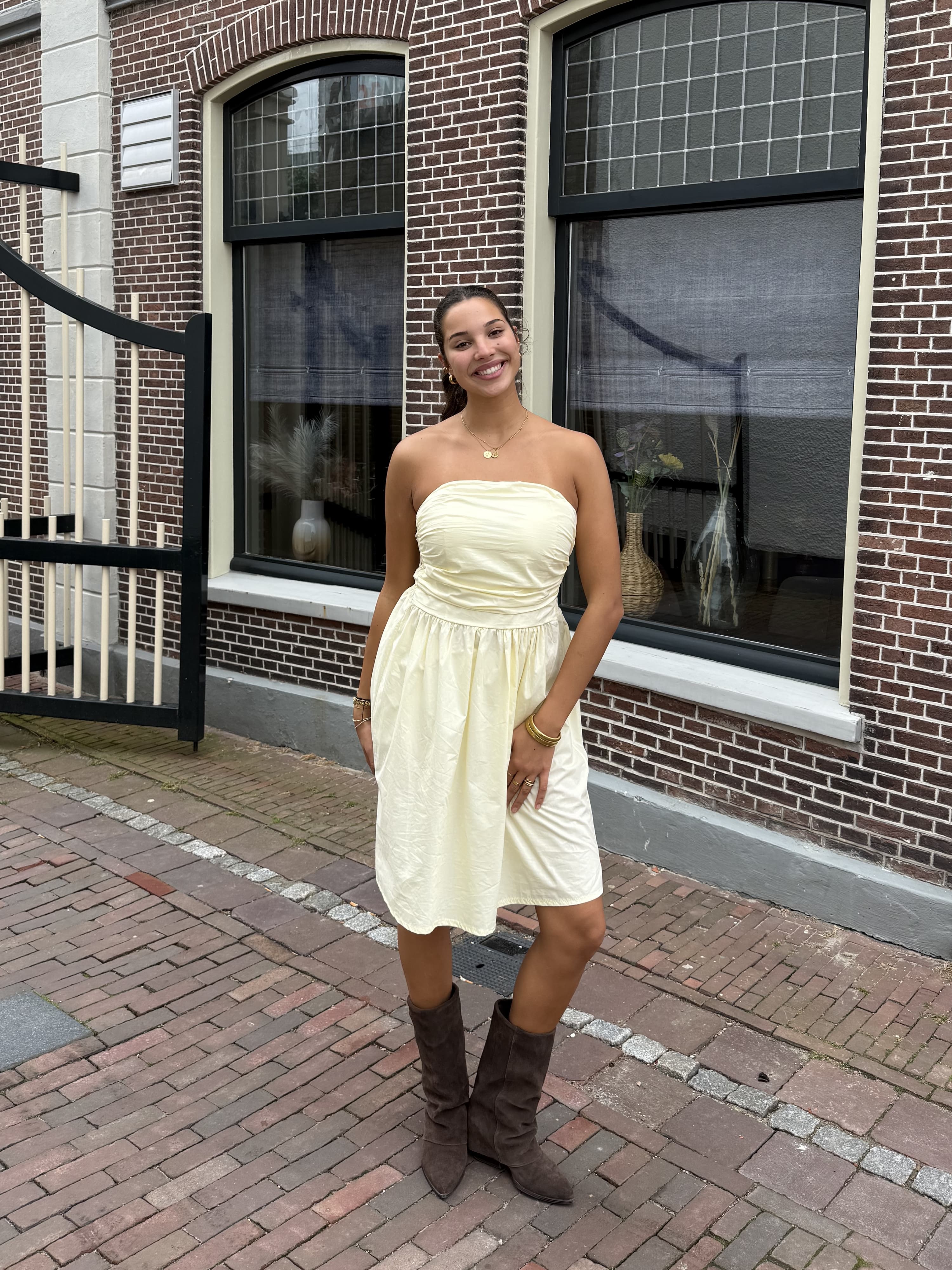 Donna Dress | Butter yellow | Tall - Image 8
