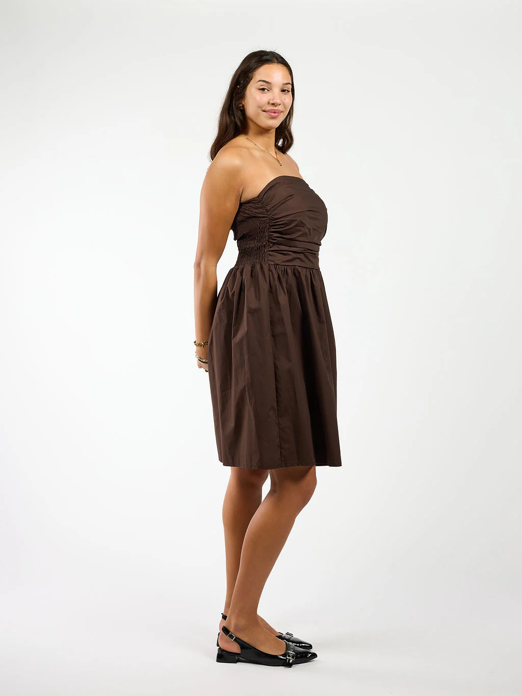Donna Dress | Donkerbruin | Tall - Image 3