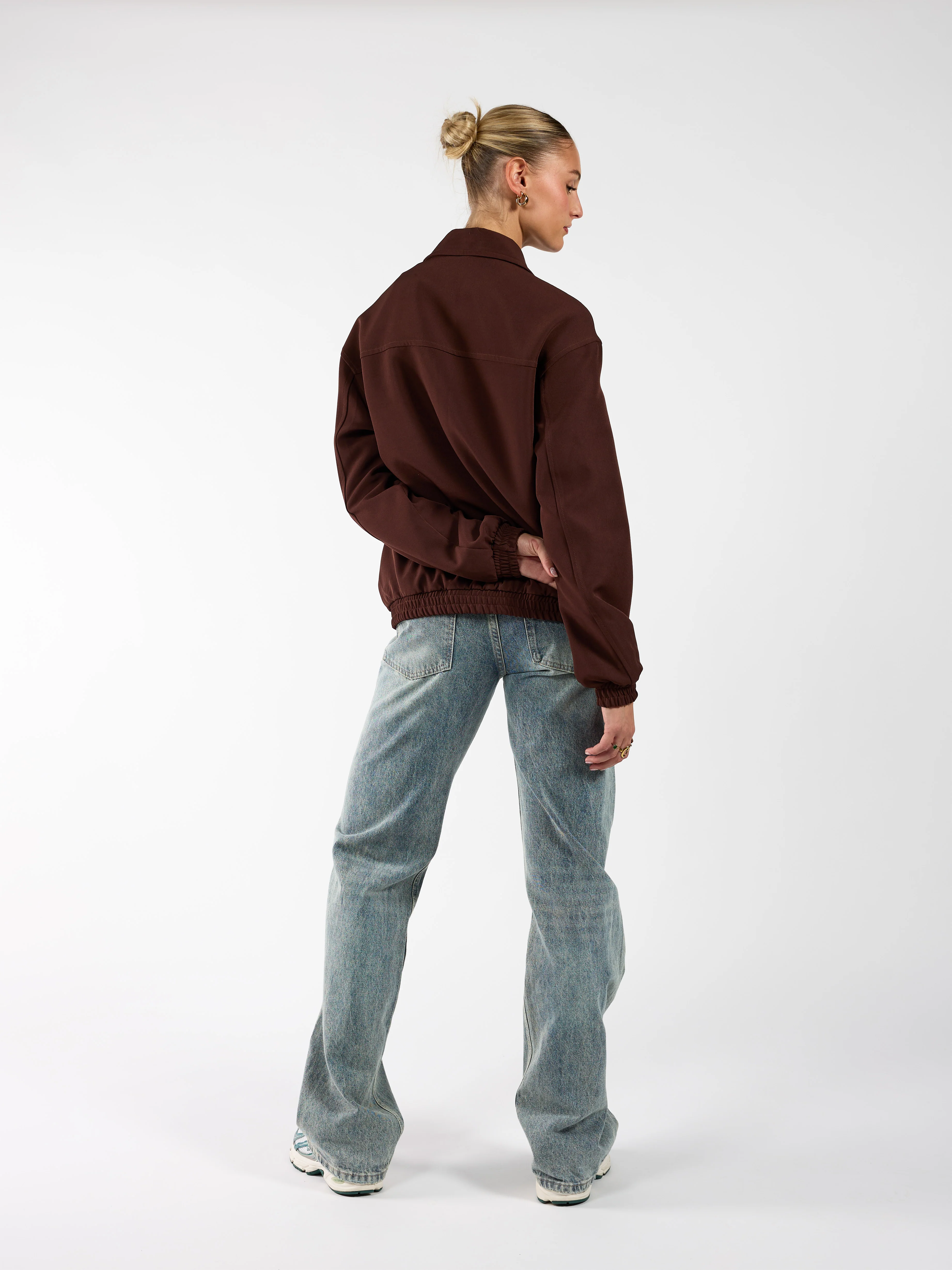 Lily jacket met kraag | Bruin | Tall - Image 6