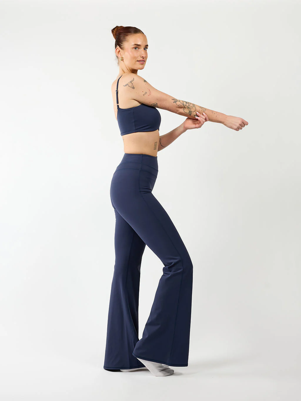 Flared legging | Sport | Navy | Tall - Image 6