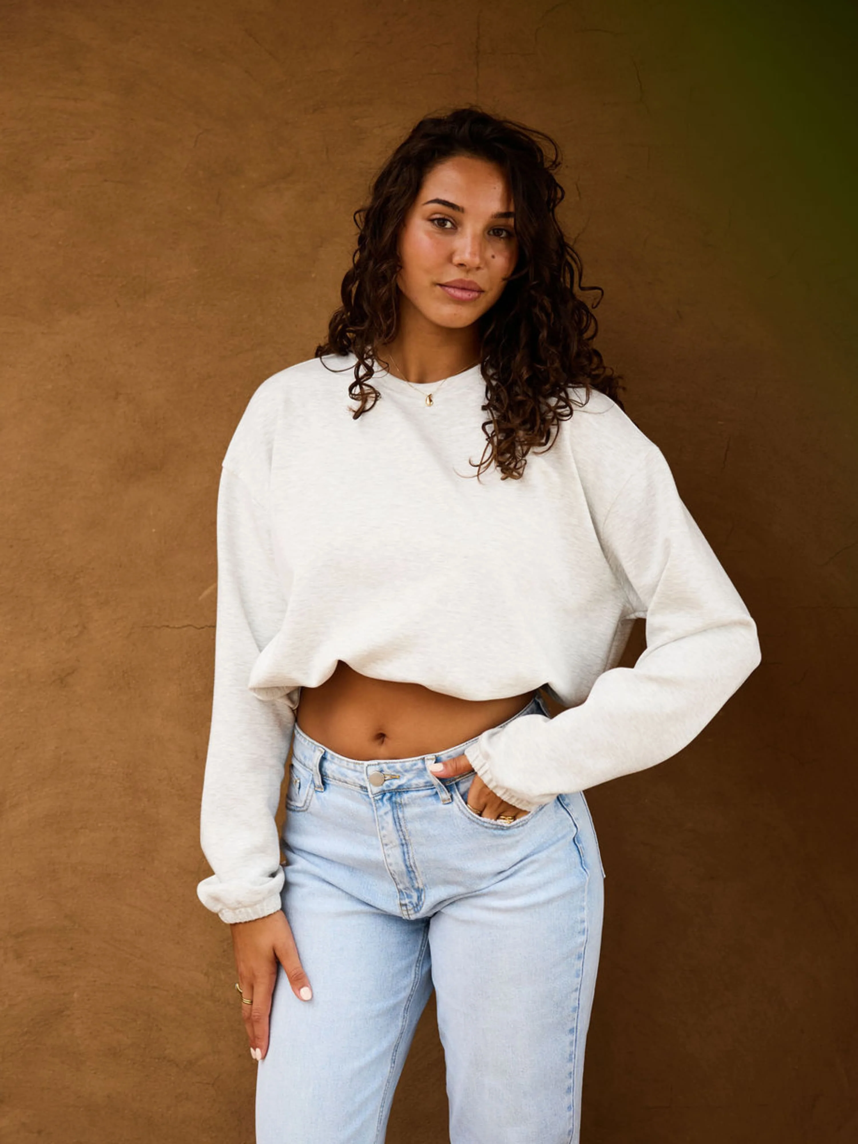 Fleurs Sweater | Grijs | Tall - Image 3
