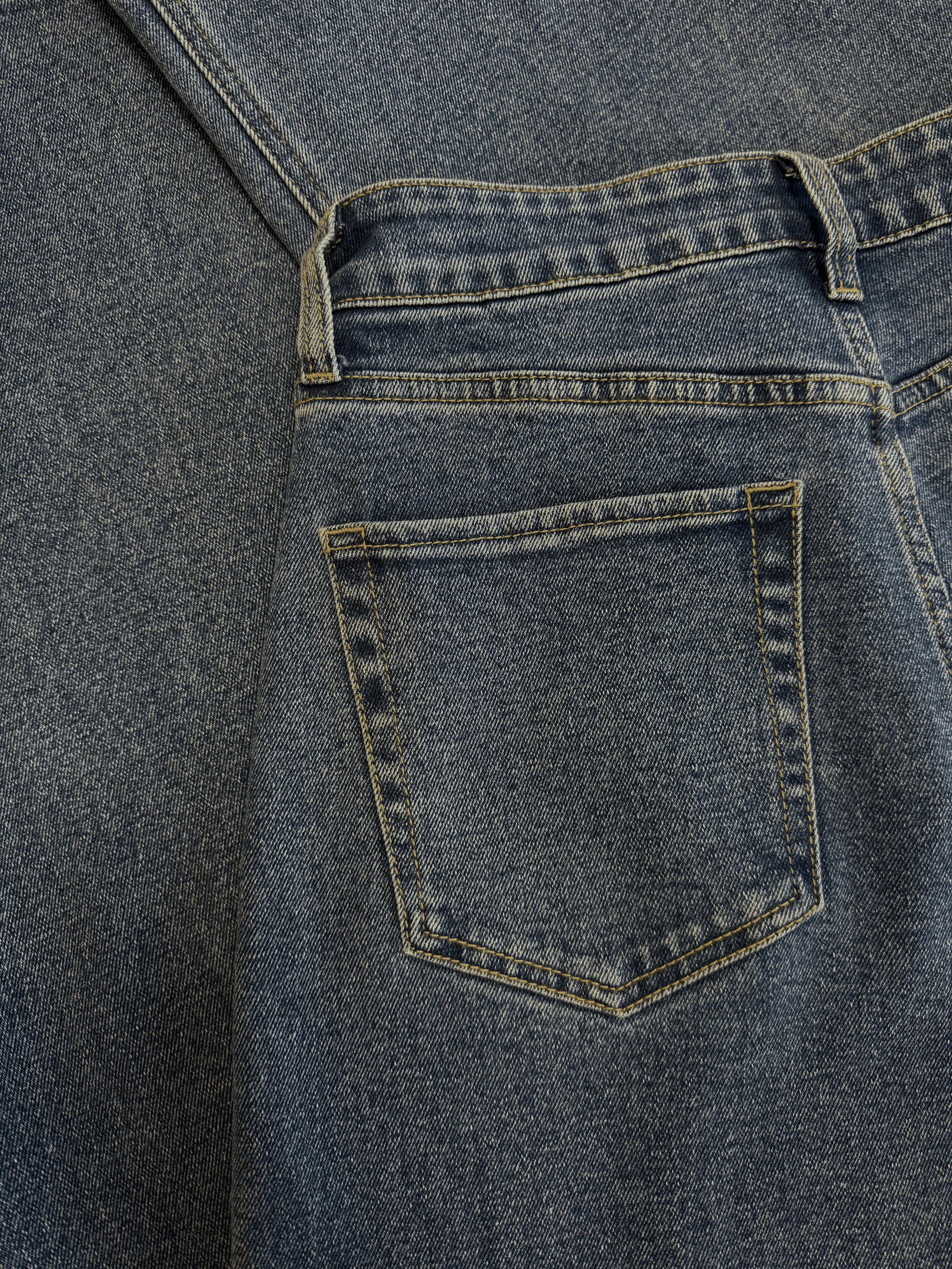 Indy | Mid Waist Wide Leg Jeans | Blauw | Stretch | Tall - Image 12