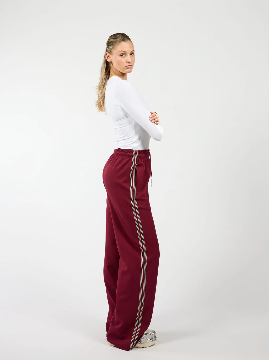 Izzy pants | Berry met streep | Tall - Image 5
