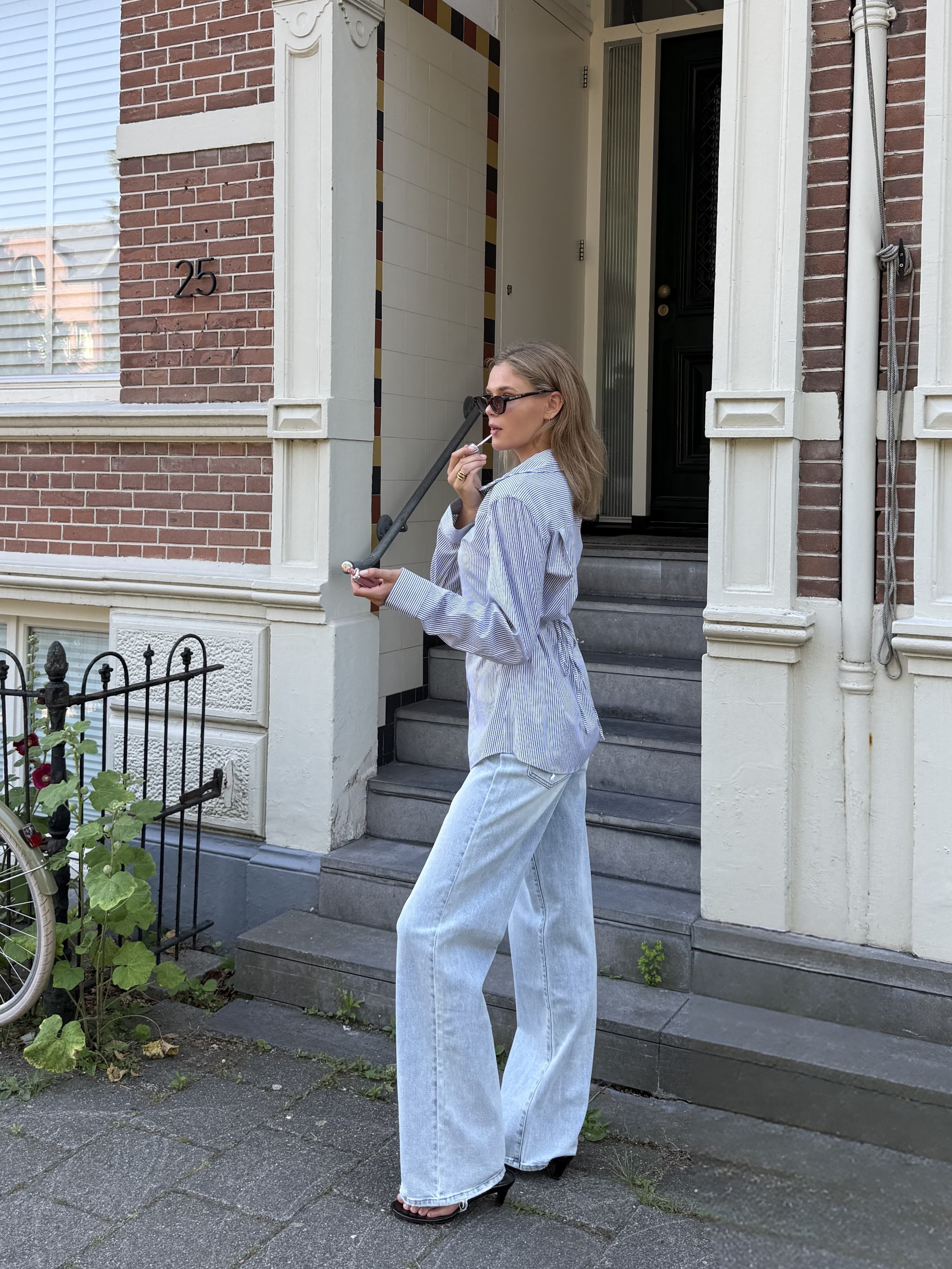 Jenny | Wide Leg Jeans | Stretch | Light blue | Tall - Image 3