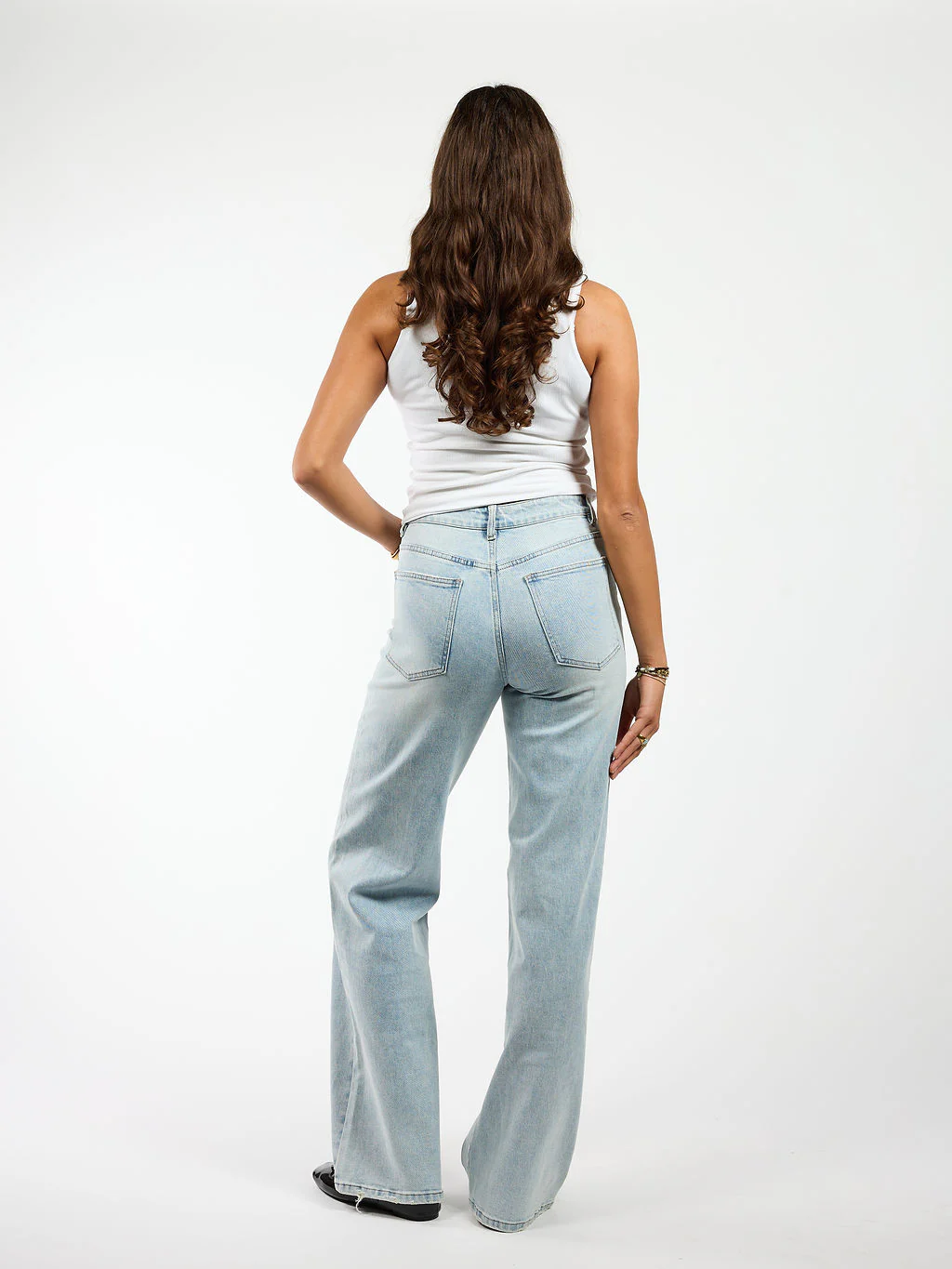 Jenny | Wide Leg Jeans | Stretch | Light blue | Tall - Image 6