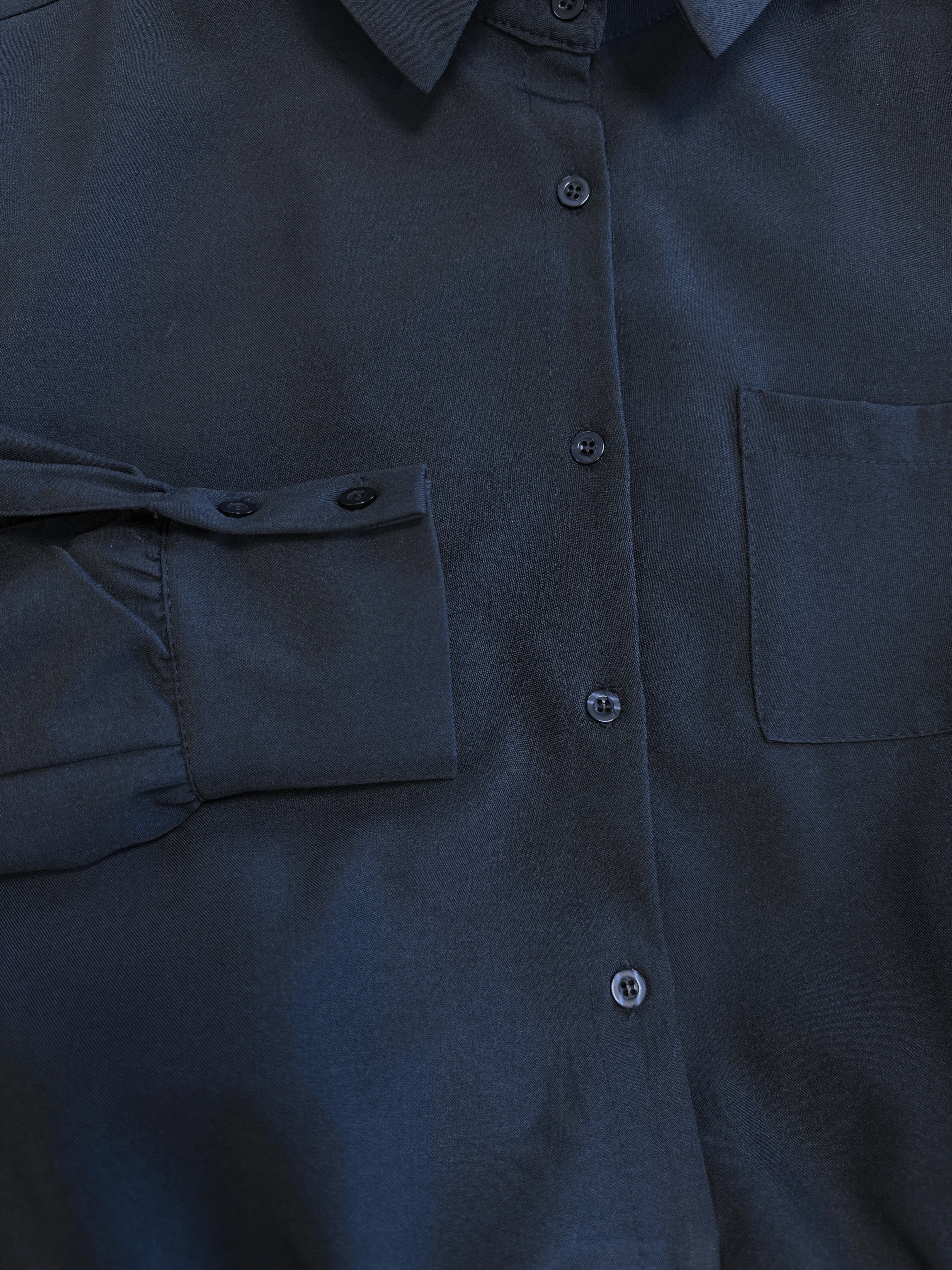 Jip | Cropped blouse | Navy | Tall - Image 10