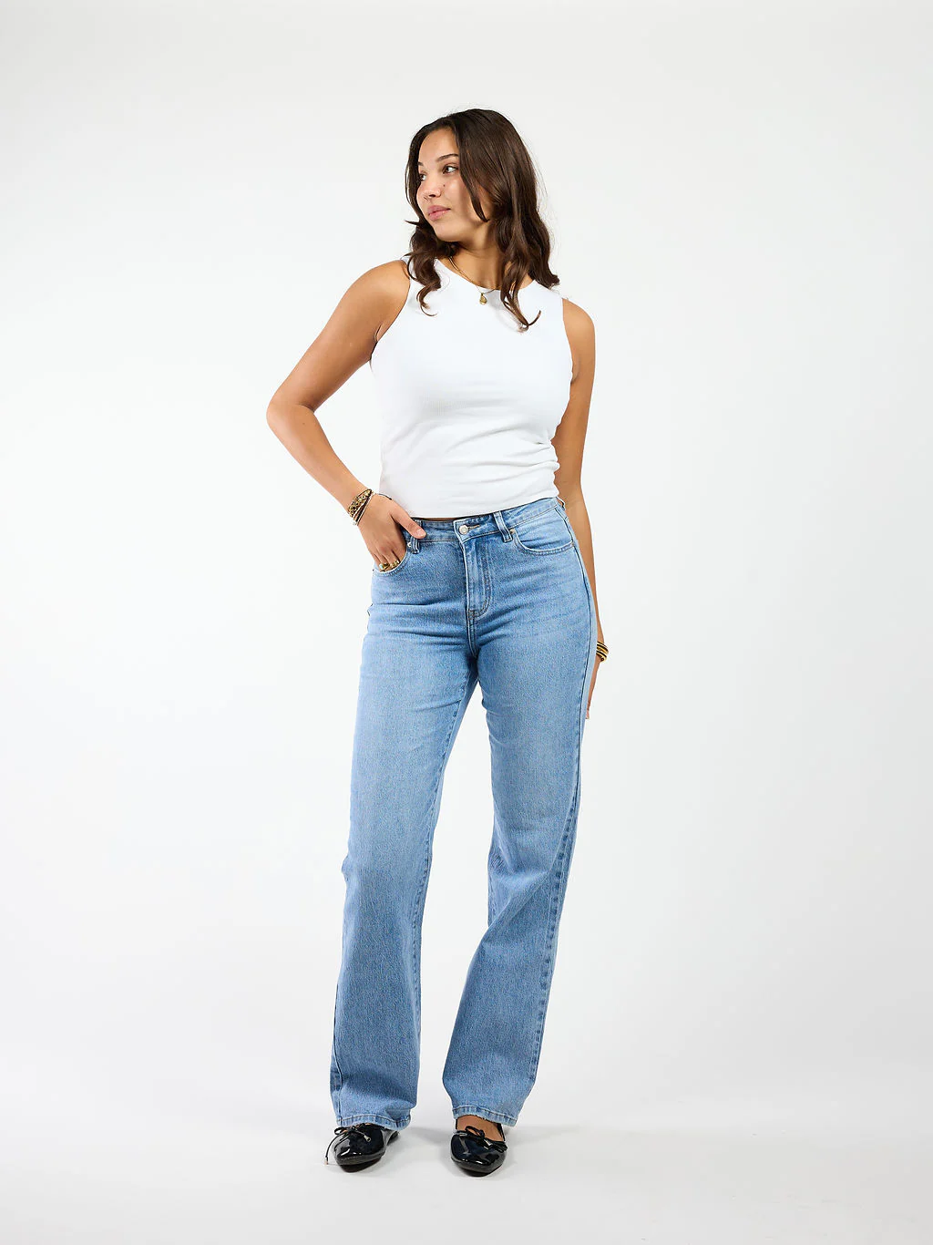 Jolie | Straight Leg Jeans | Stretch | Blue | Tall - Image 3