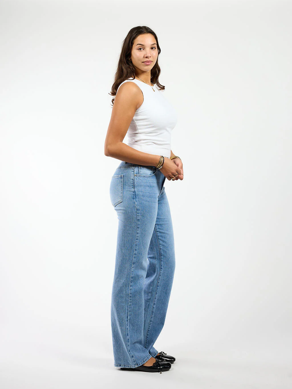 Jolie | Straight Leg Jeans | Stretch | Blue | Tall - Image 4