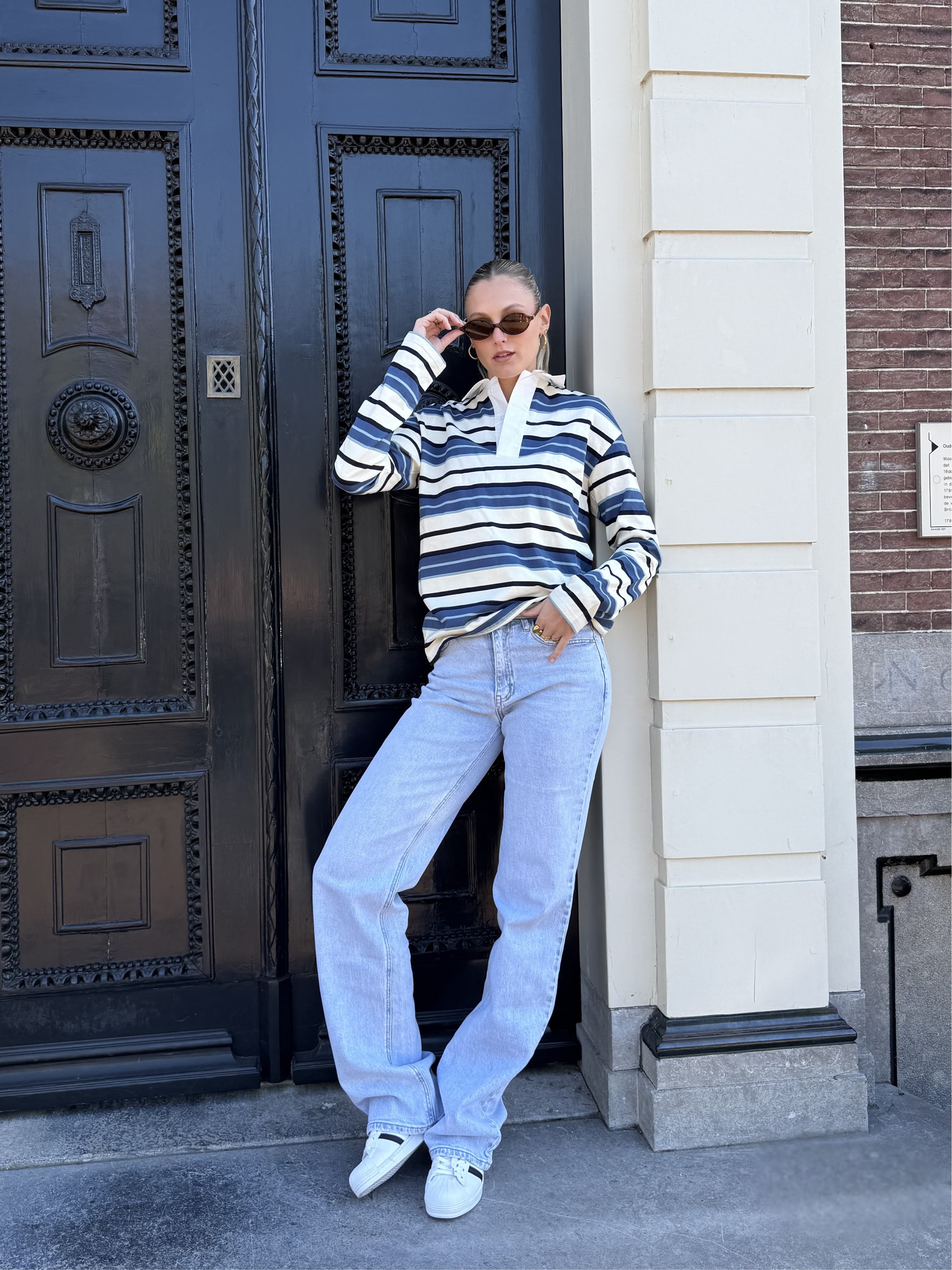 Josie | Mid Waist Jeans | Lichtblauw | Stretch | Tall - Image 8