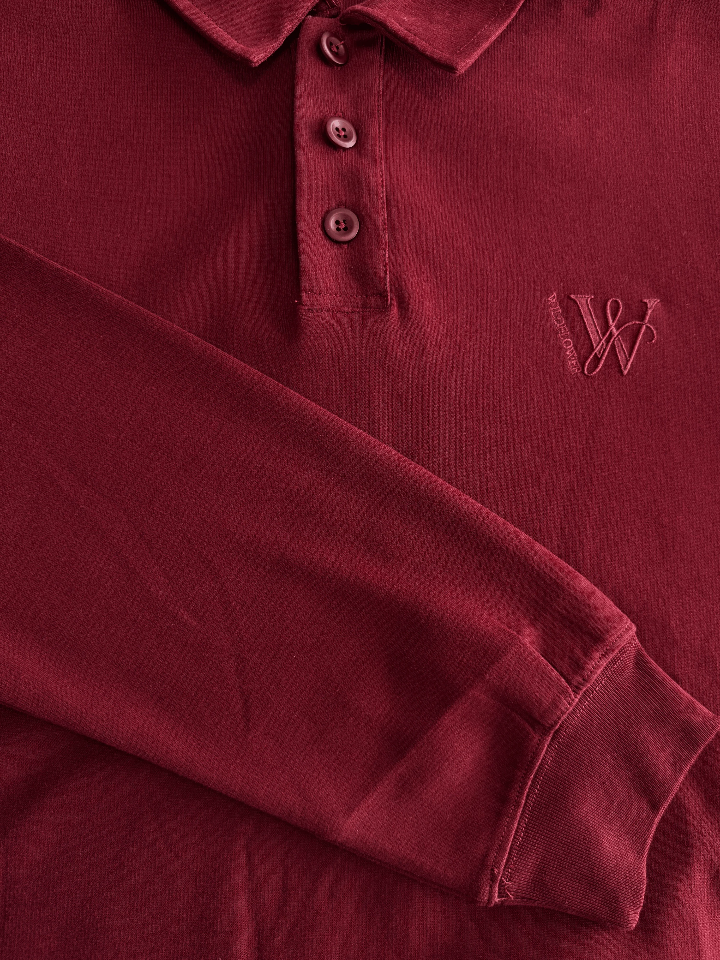 June | Sweater met polokraag | Bordeaux | Tall - Image 5