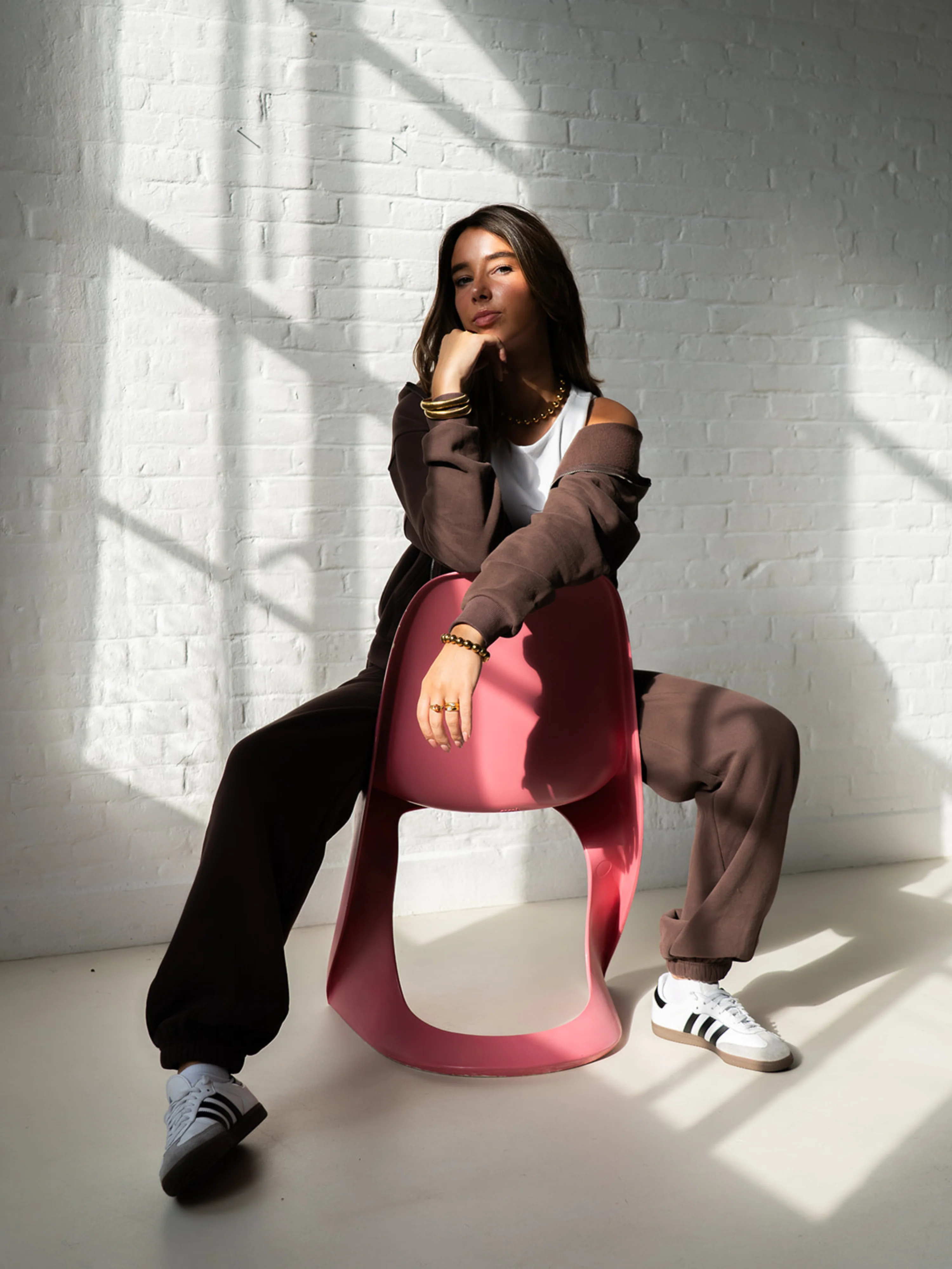 Khloé Zipper Hoodie | Bruin | Tall - Image 6