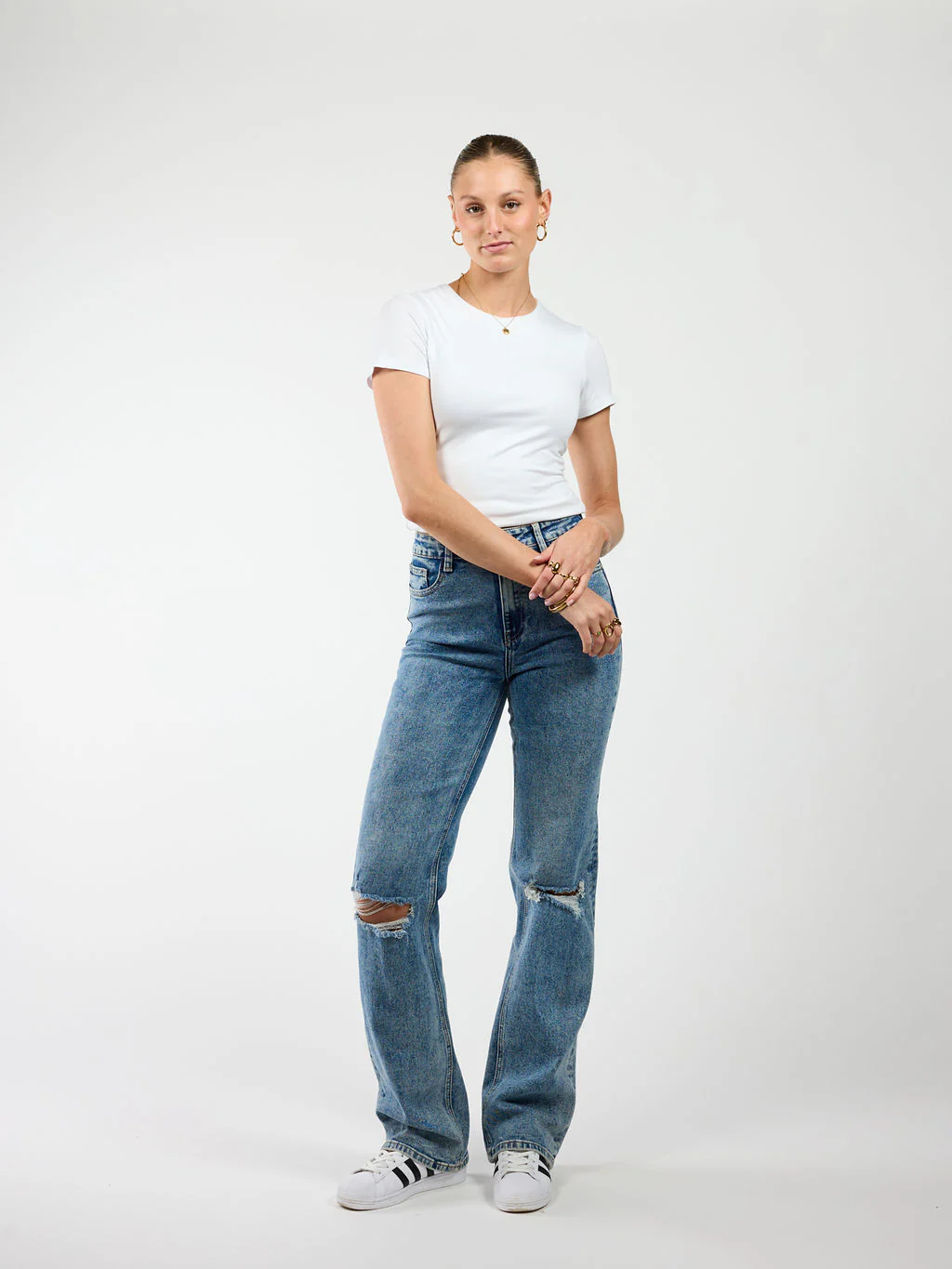 Lana Straight Leg Jeans | Stretch | Tall - Image 3