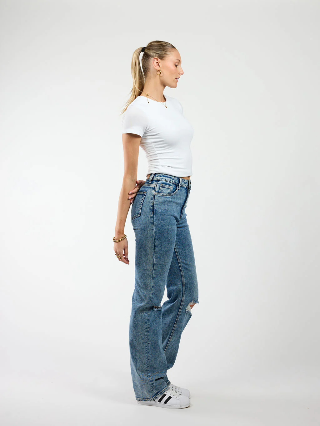 Lana Straight Leg Jeans | Stretch | Tall - Image 4