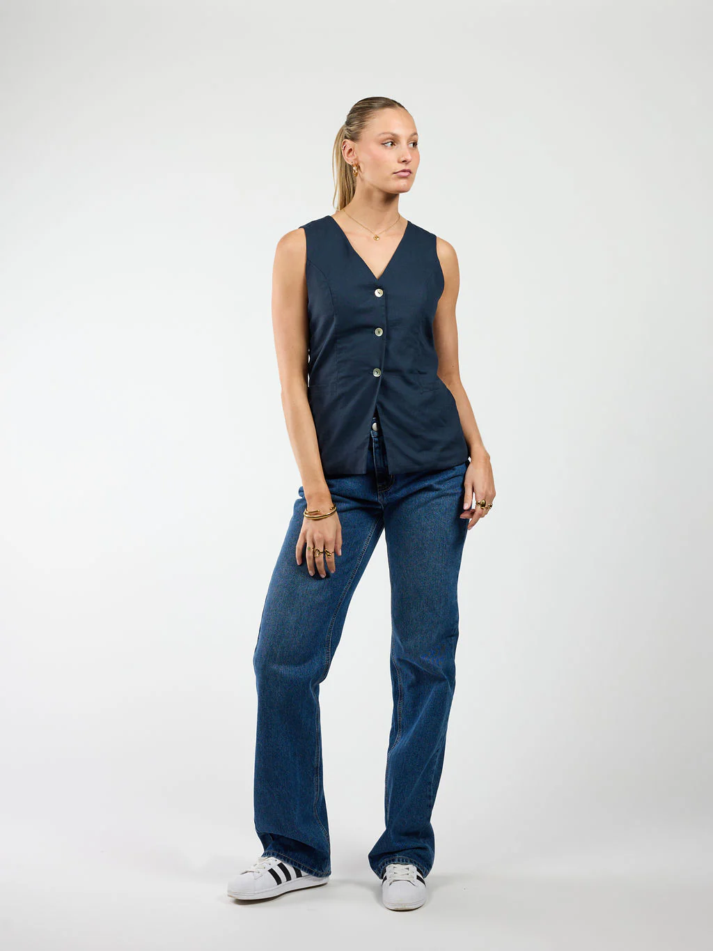 Lauren gilet | Navy | Tall - Image 3