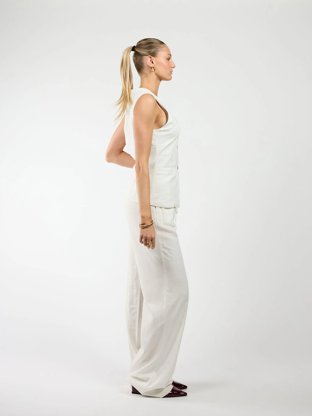 Lauren gilet | Wit | Tall - Image 6