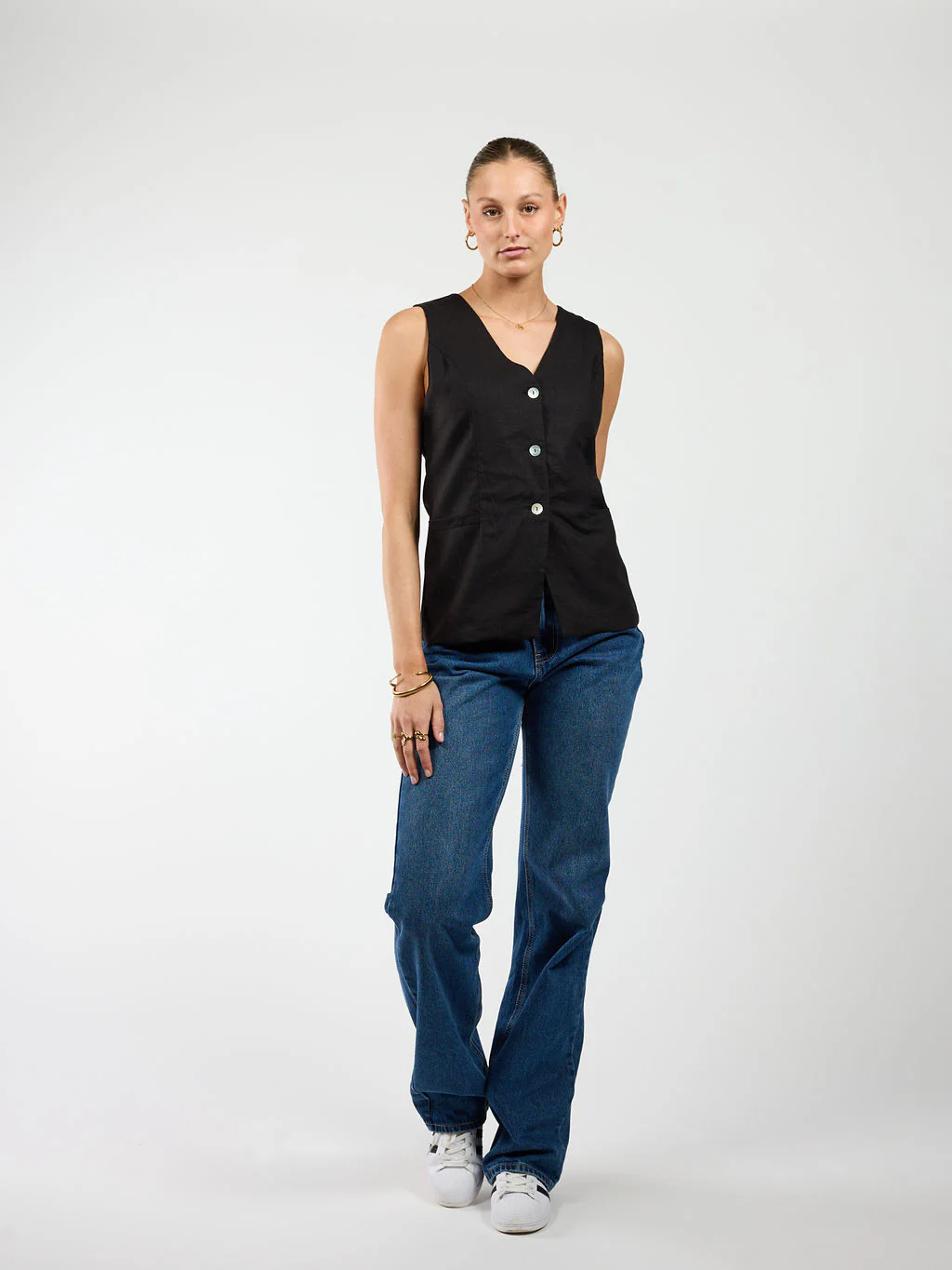 Lauren gilet | Zwart | Tall - Image 4