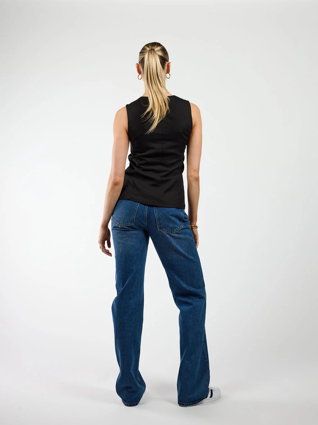 Lauren gilet | Zwart | Tall - Image 7
