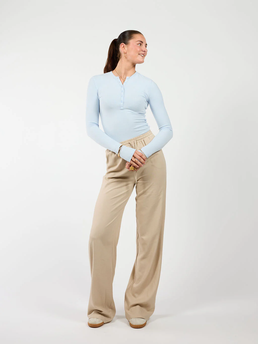 Lauren pants | Linnen | Beige | Tall - Image 6