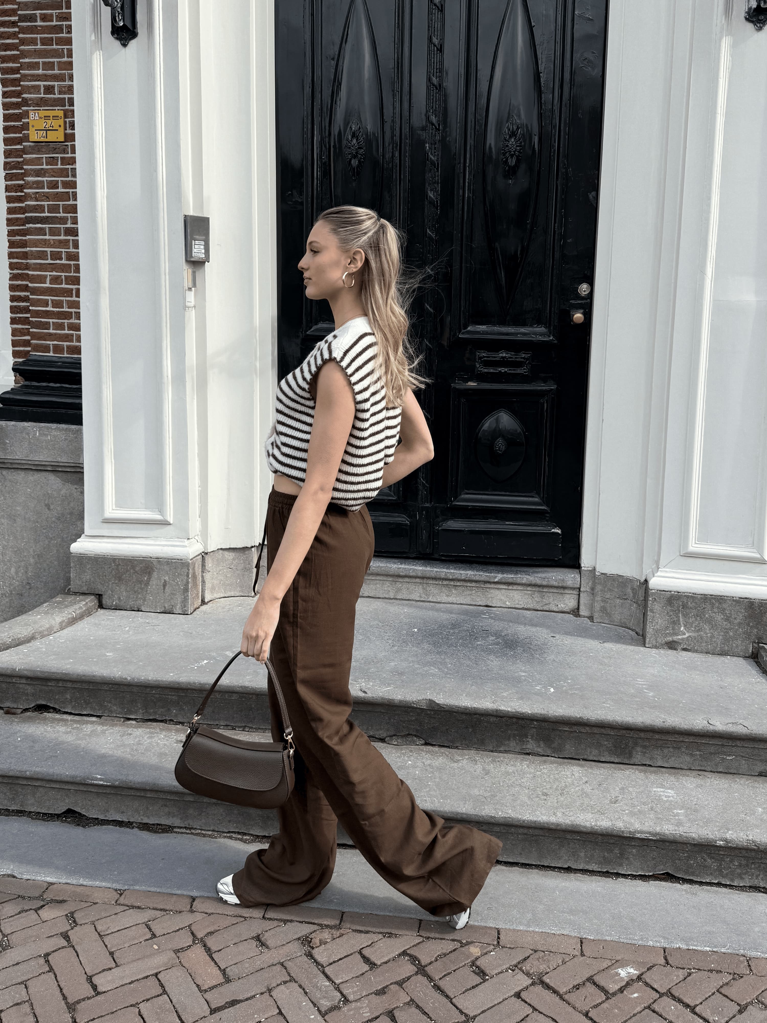 Lauren pants | Linnen | Bruin | Tall - Image 8