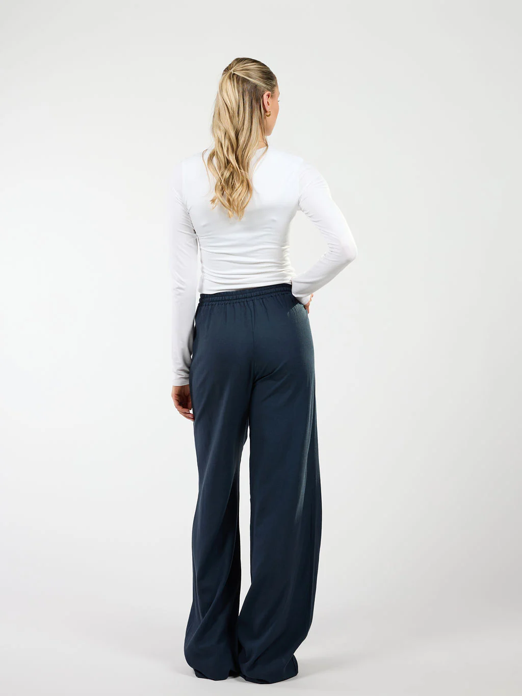 Lauren pants | Linnen | Navy | Tall - Image 5